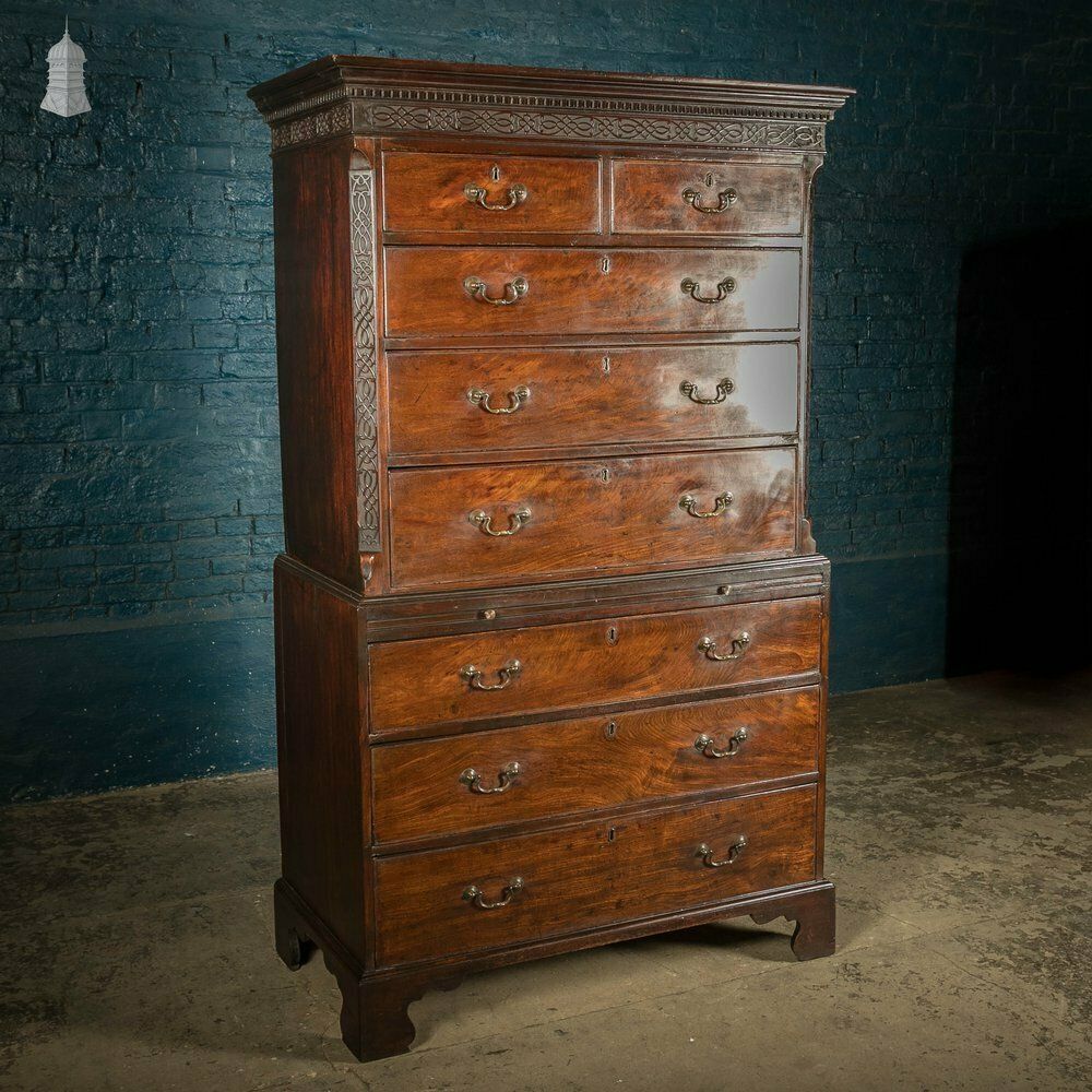 Mahogany Chest On Chest, 18th C Georgian photo furniture
