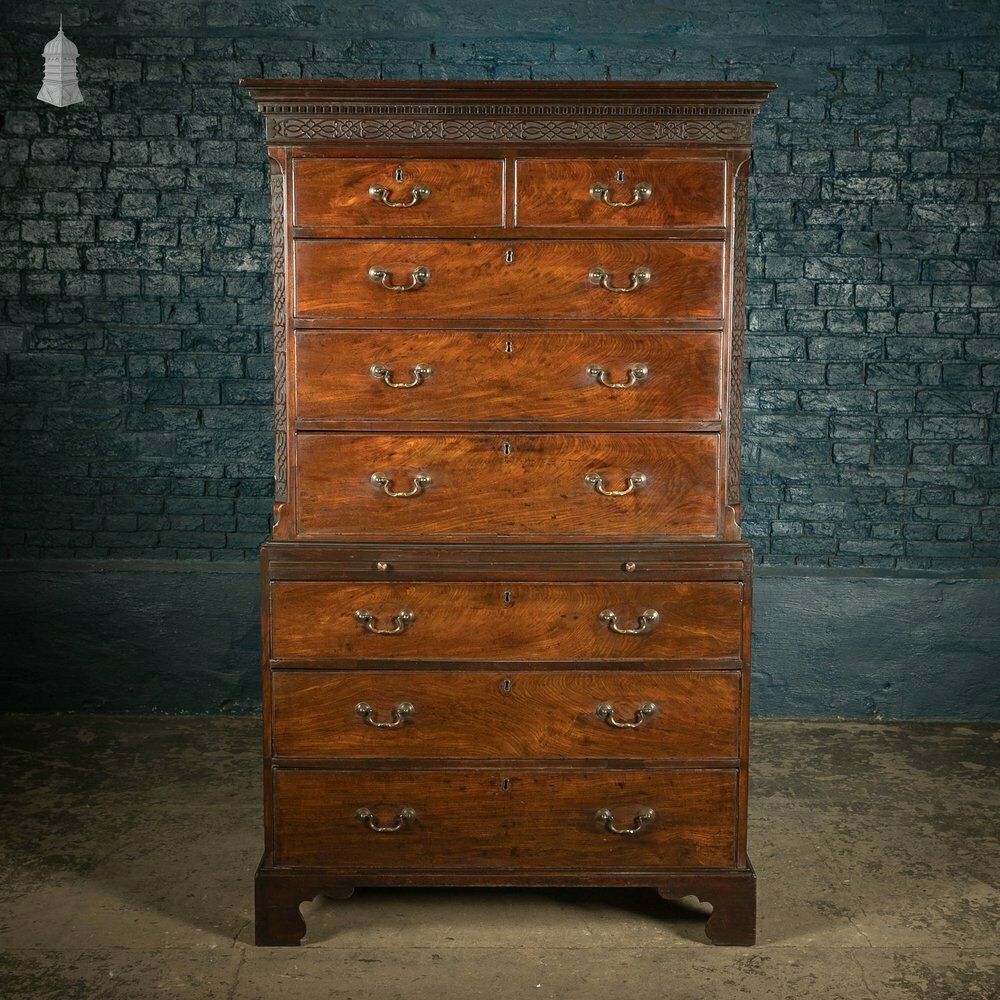 Mahogany Chest On Chest, 18th C Georgian photo for sale