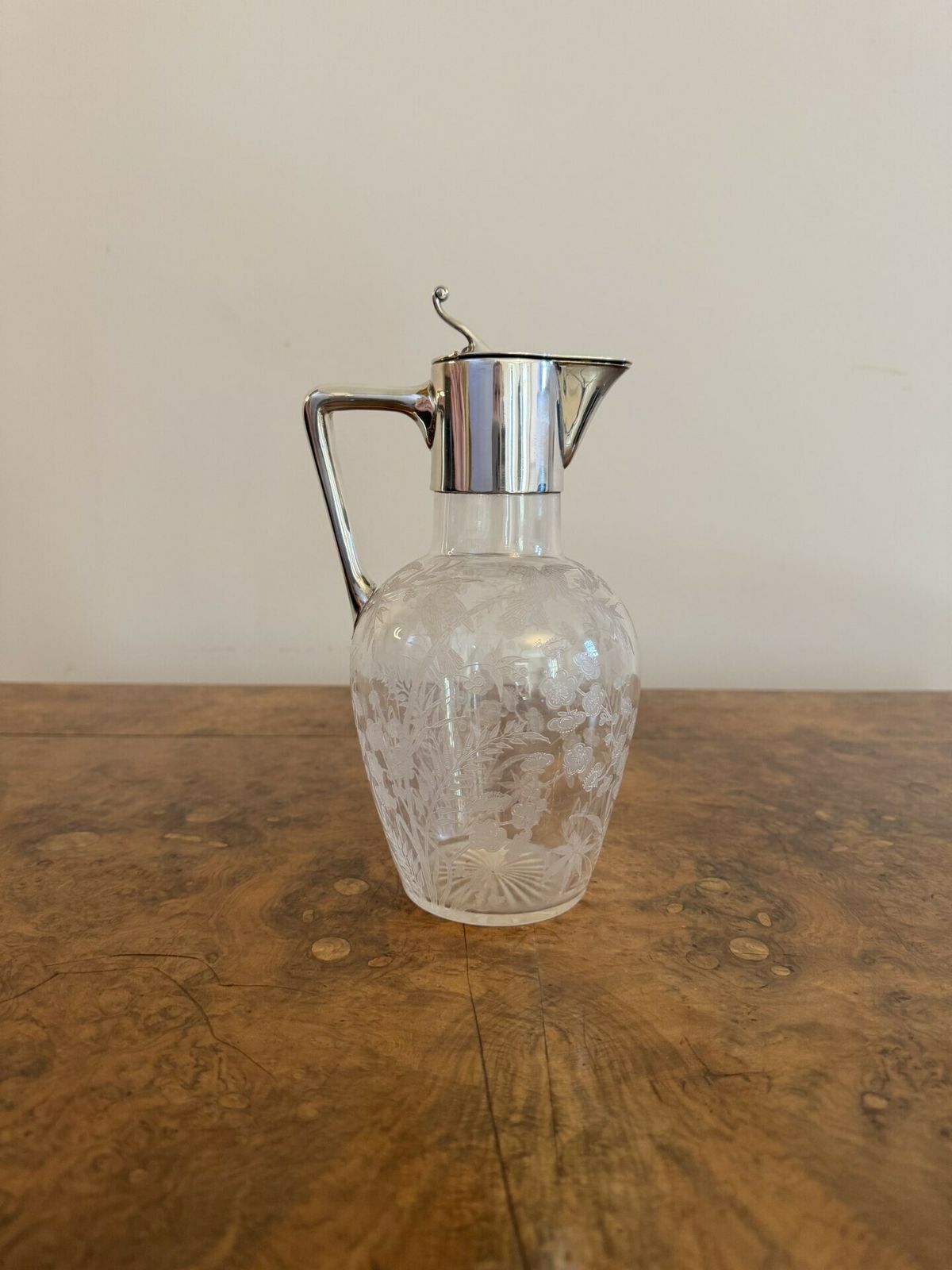 Wonderful Quality Antique Silver Plated Claret Jug
