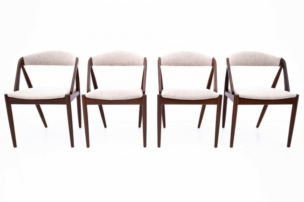 A Set Of Chairs Designed By Kai Kristiansen From The 1960s, Denmark, Model 31. After Renovation. photo furniture