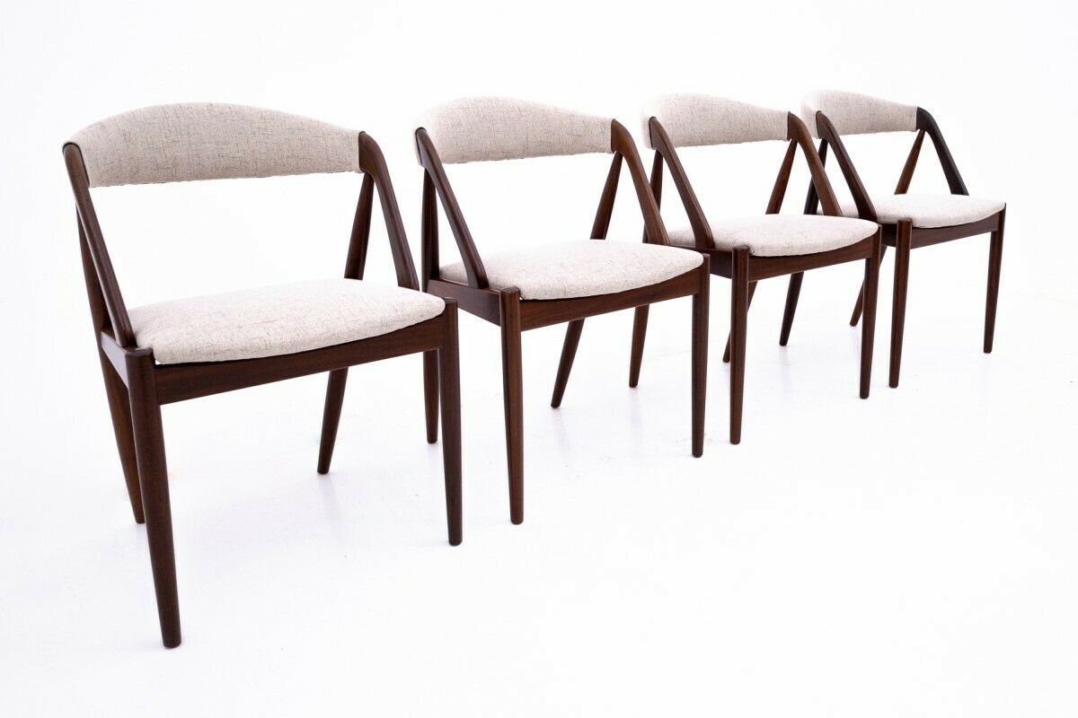 A Set Of Chairs Designed By Kai Kristiansen From The 1960s, Denmark, Model 31. After Renovation. photo Furniture