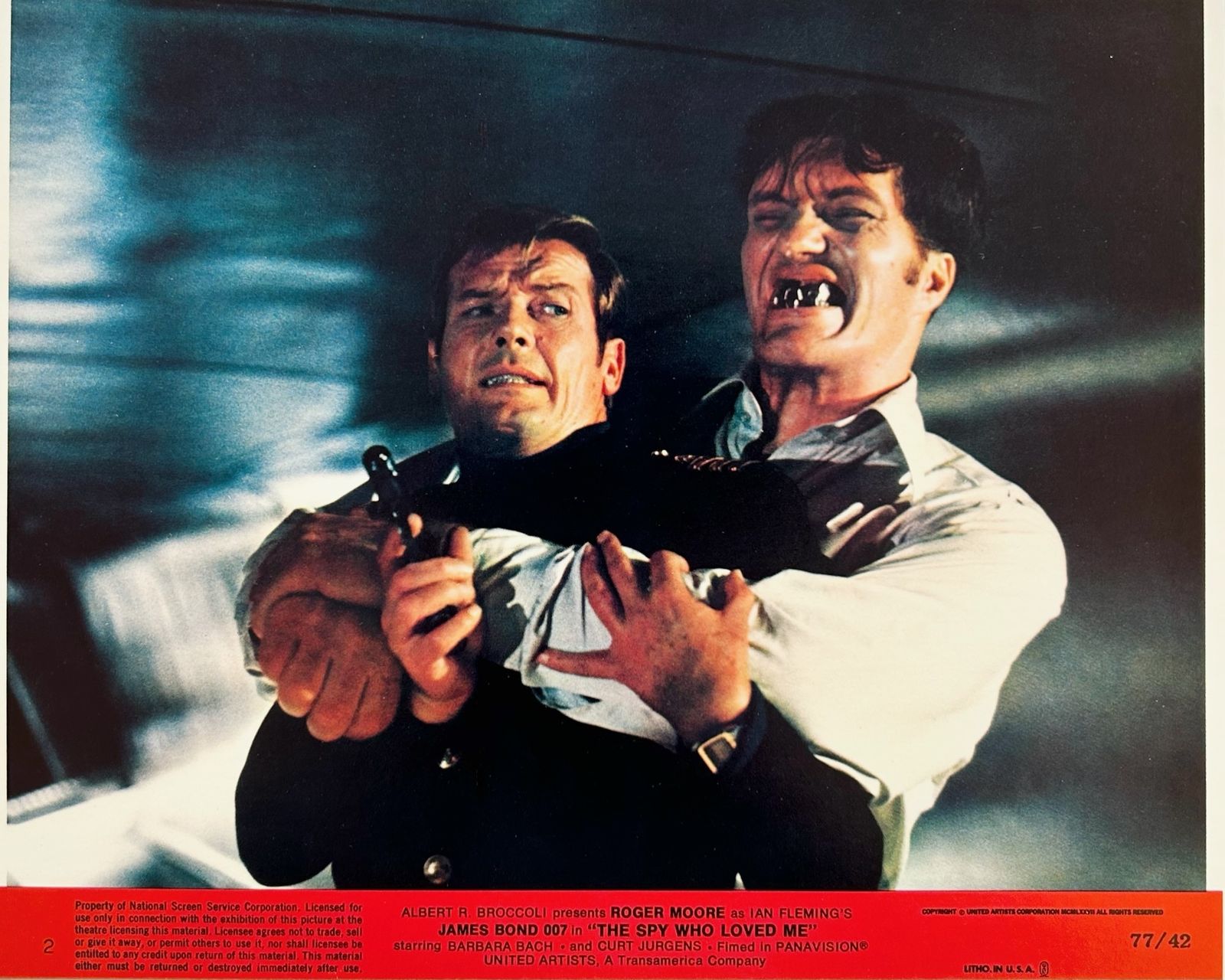 James Bond The Spy Who Loved Me   Original 1977 Lobby Card #2