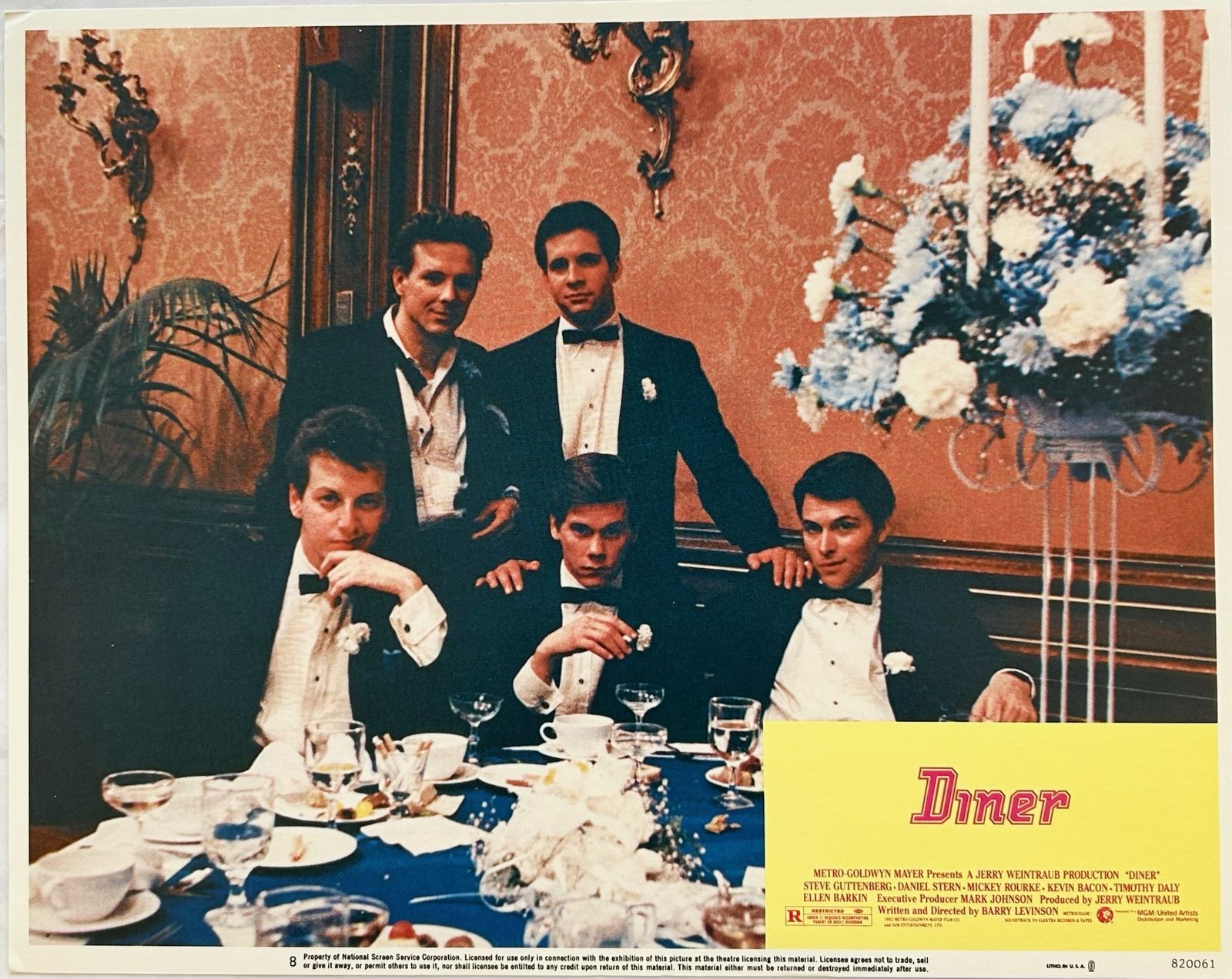 Diner Original 1982 Lobby Card #8