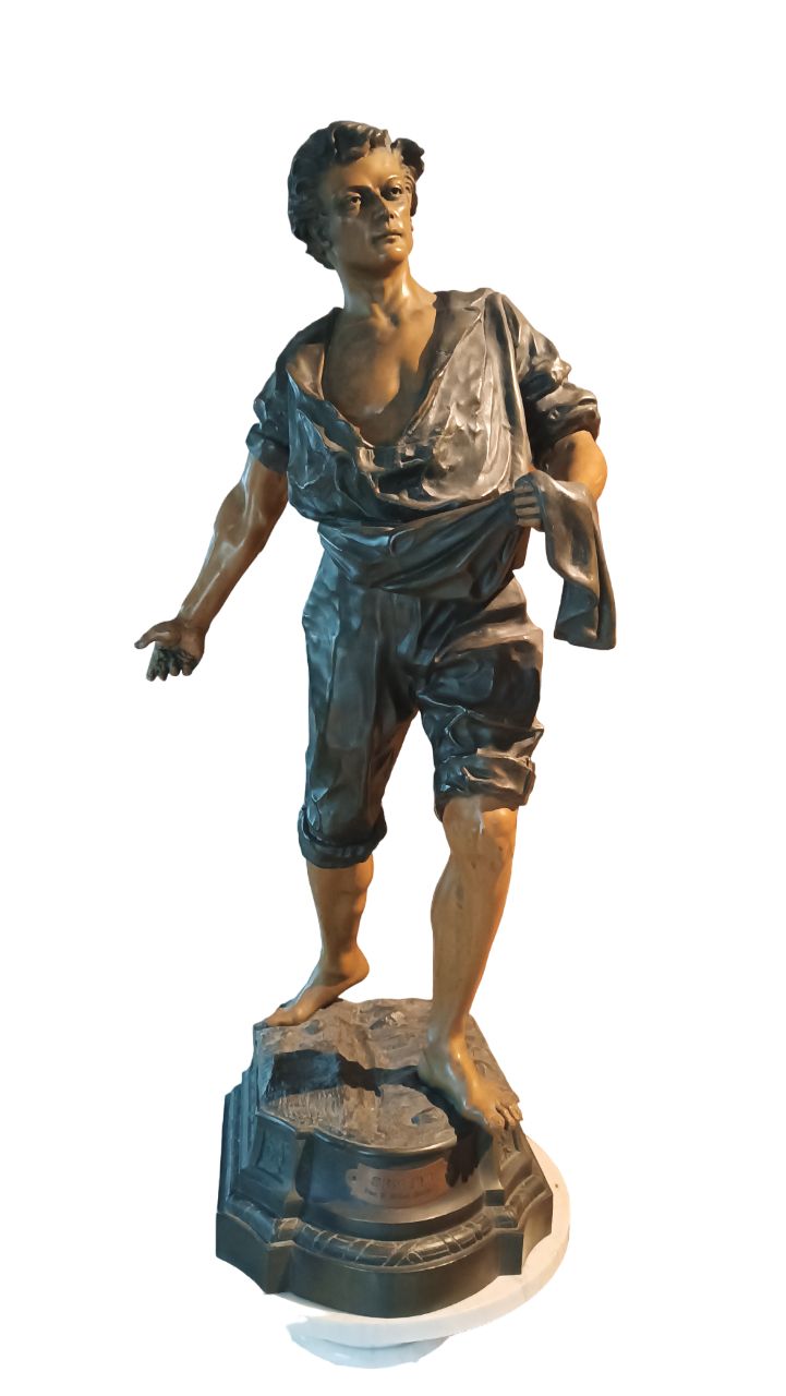 Sculpture Allegory Of Agriculture By F.Ta F. Milliot photo furniture