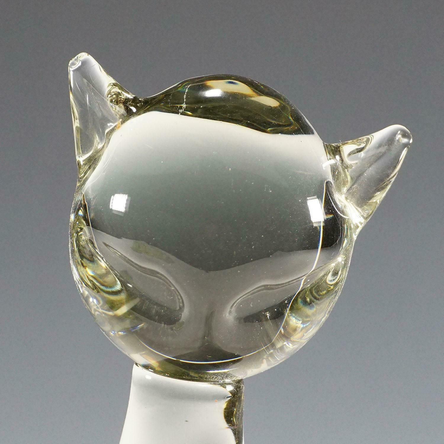 Sculpture Of A Stylized Cat Designed By Livio Seguso Ca. 1970s photo 359.0
