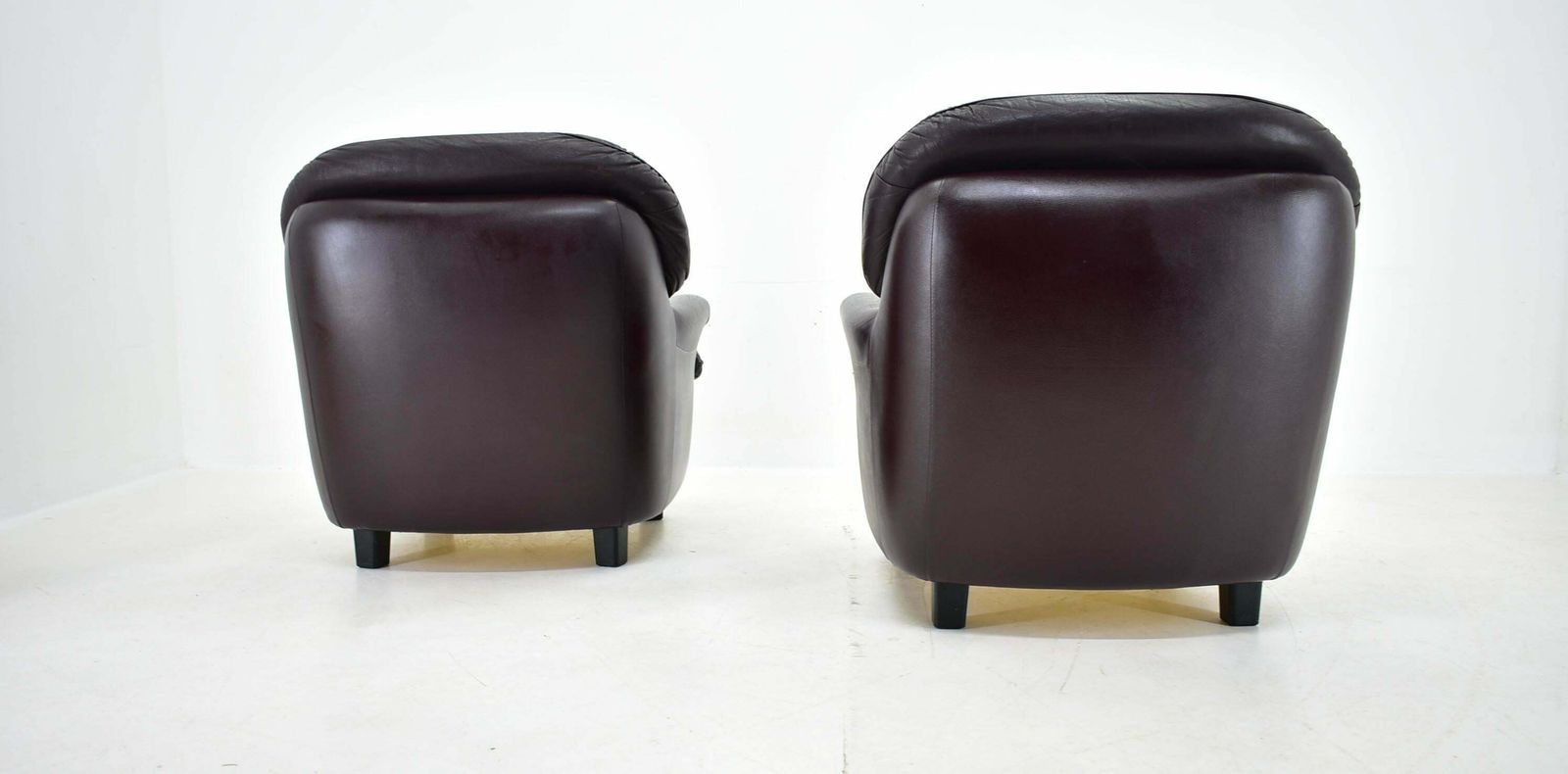 photo for sale Design , Scandinavian , Leather Armchairs By Peem, 1970s, Finland