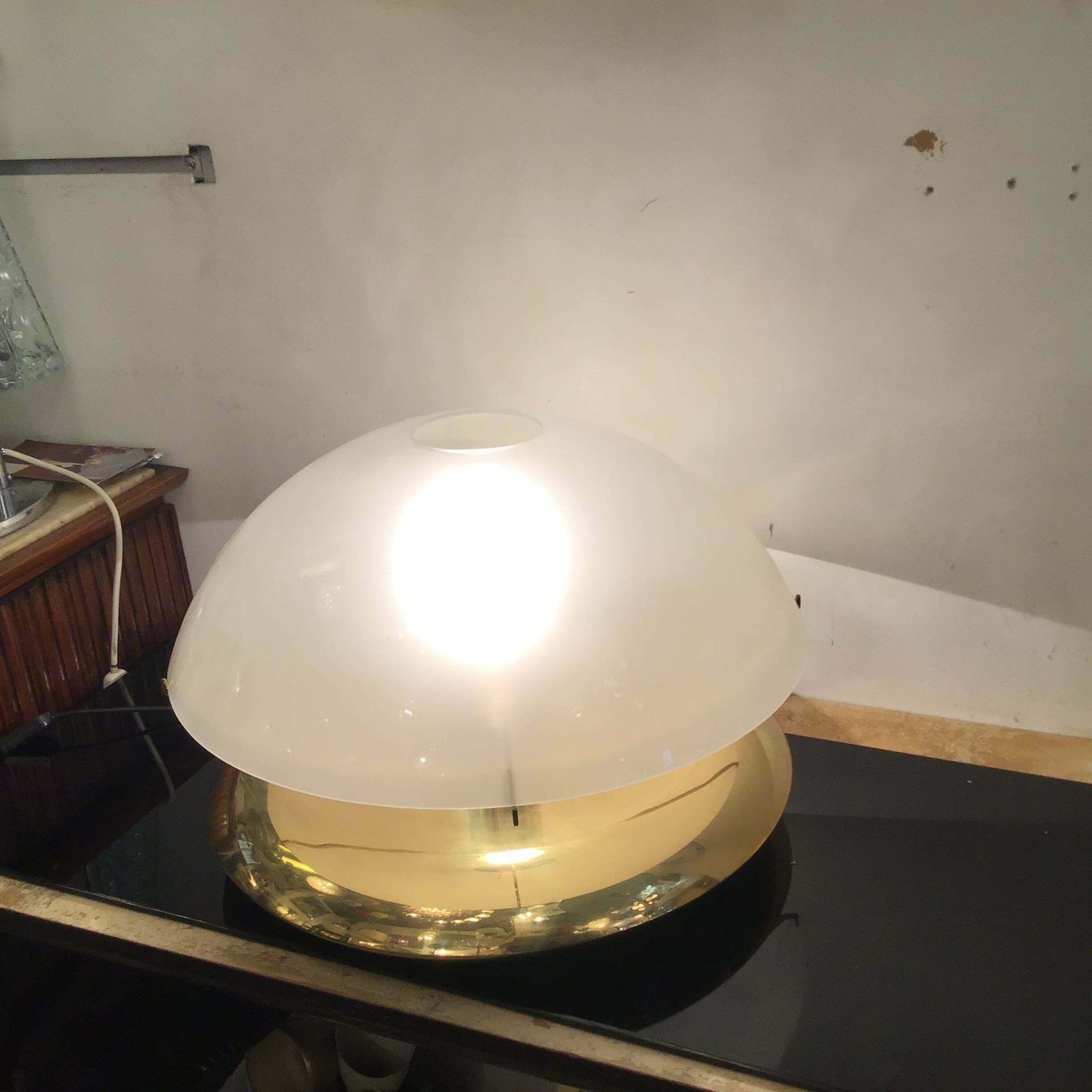 Ludovico Diaz De Santilana “ Medusa” Table Lamp Brass Glass 1960 Italy photo buy