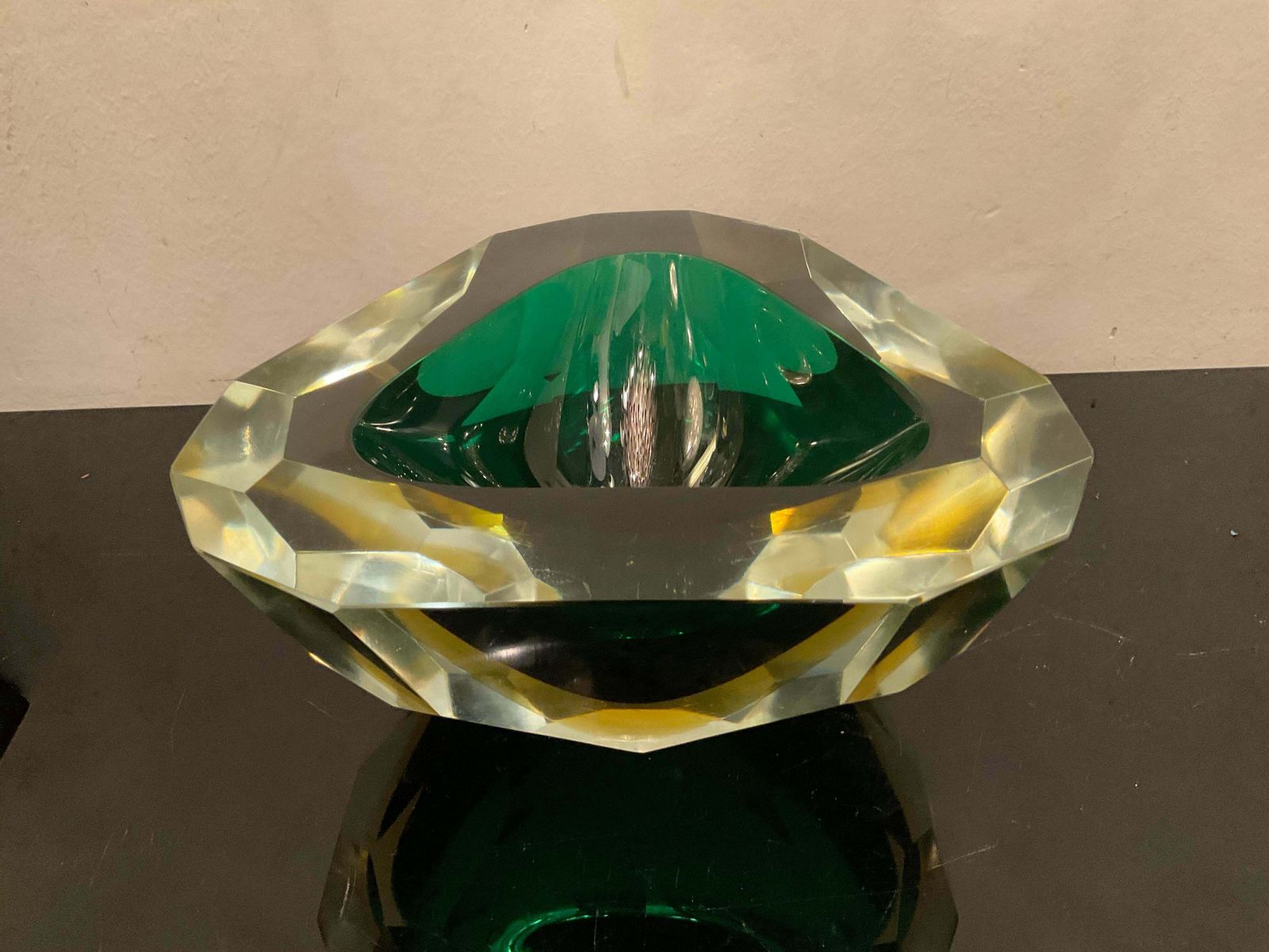 Seguso   Flavio Poli   Murano Glass Ashtray   Submerged Glass 1960 photo buy