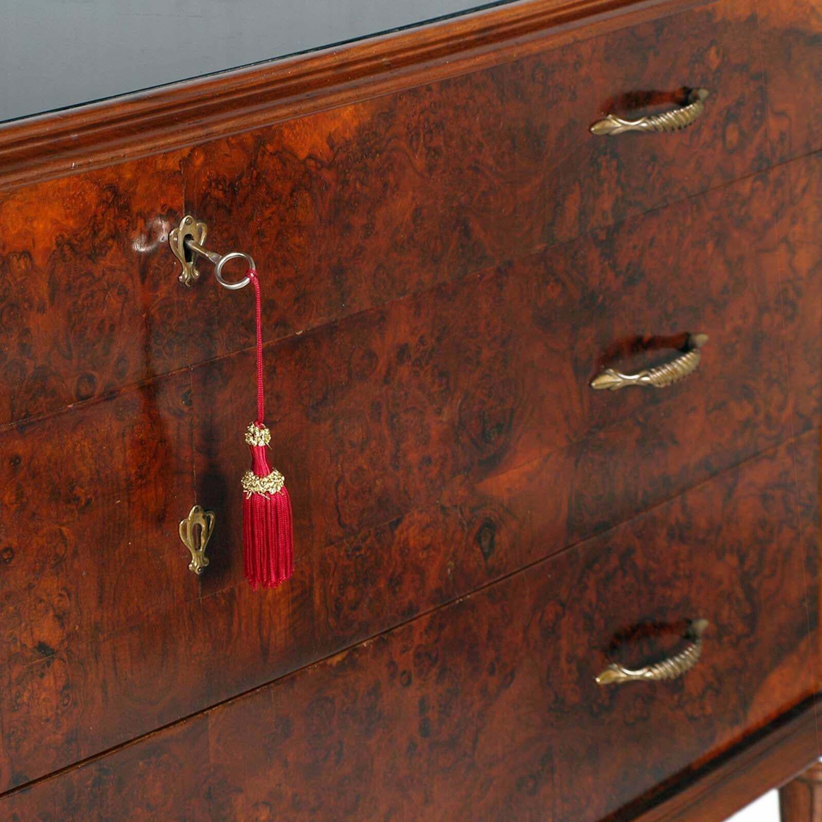 Art Deco Chest Of Drawers , Walnut Root By Paolo Buffa For Permanente Mobili Cantù photo furniture