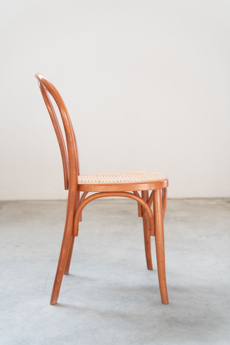photo for sale Thonet Style Chairs, Curved Beech Wood And Straw Seat, Nr 60total, 1990 2000