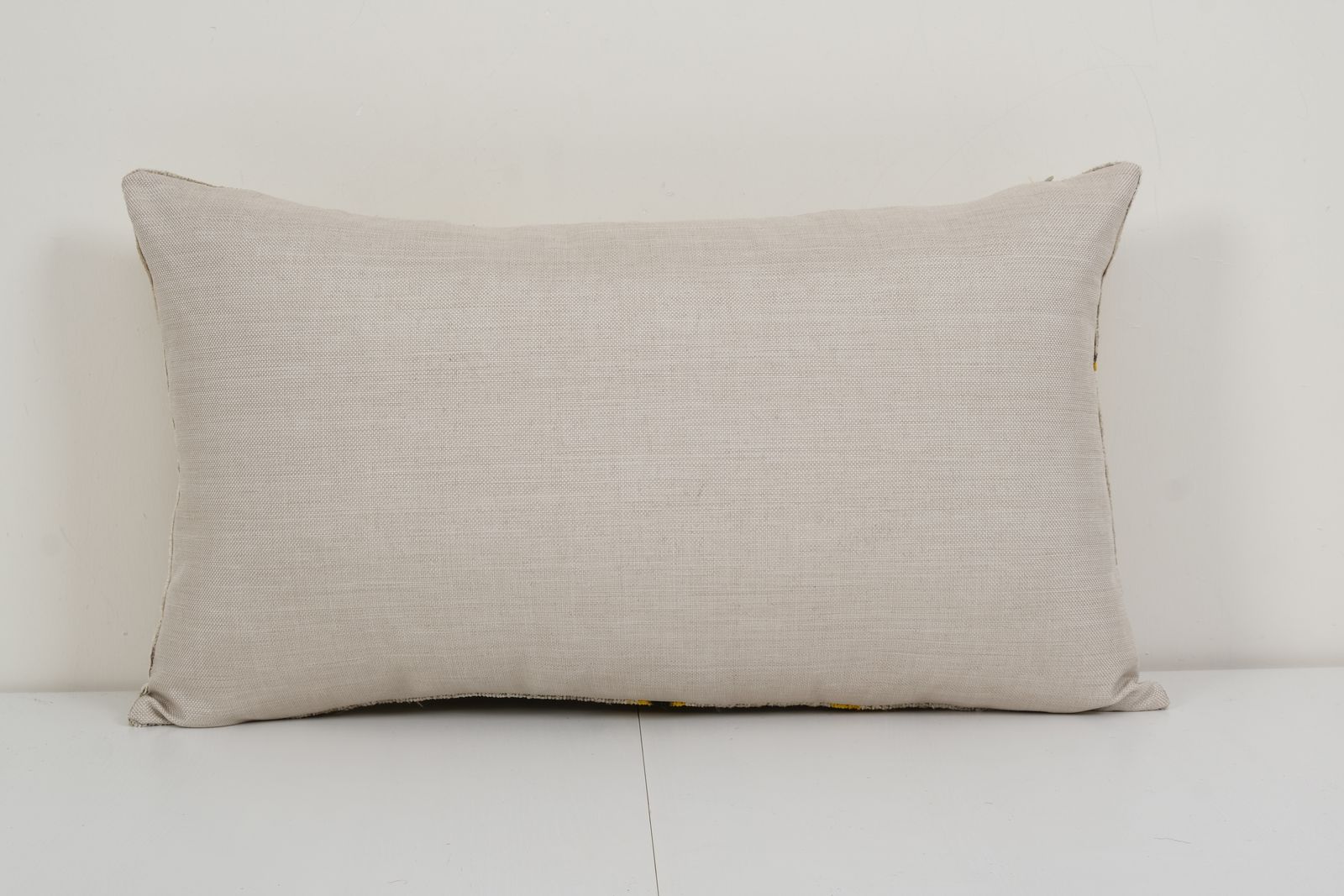 Tiger Ikat Velvet Pillow, Silk Lumbar Cushion Cover, Yellow Animal Lumbar Pillows, Boho Pillow photo for sale