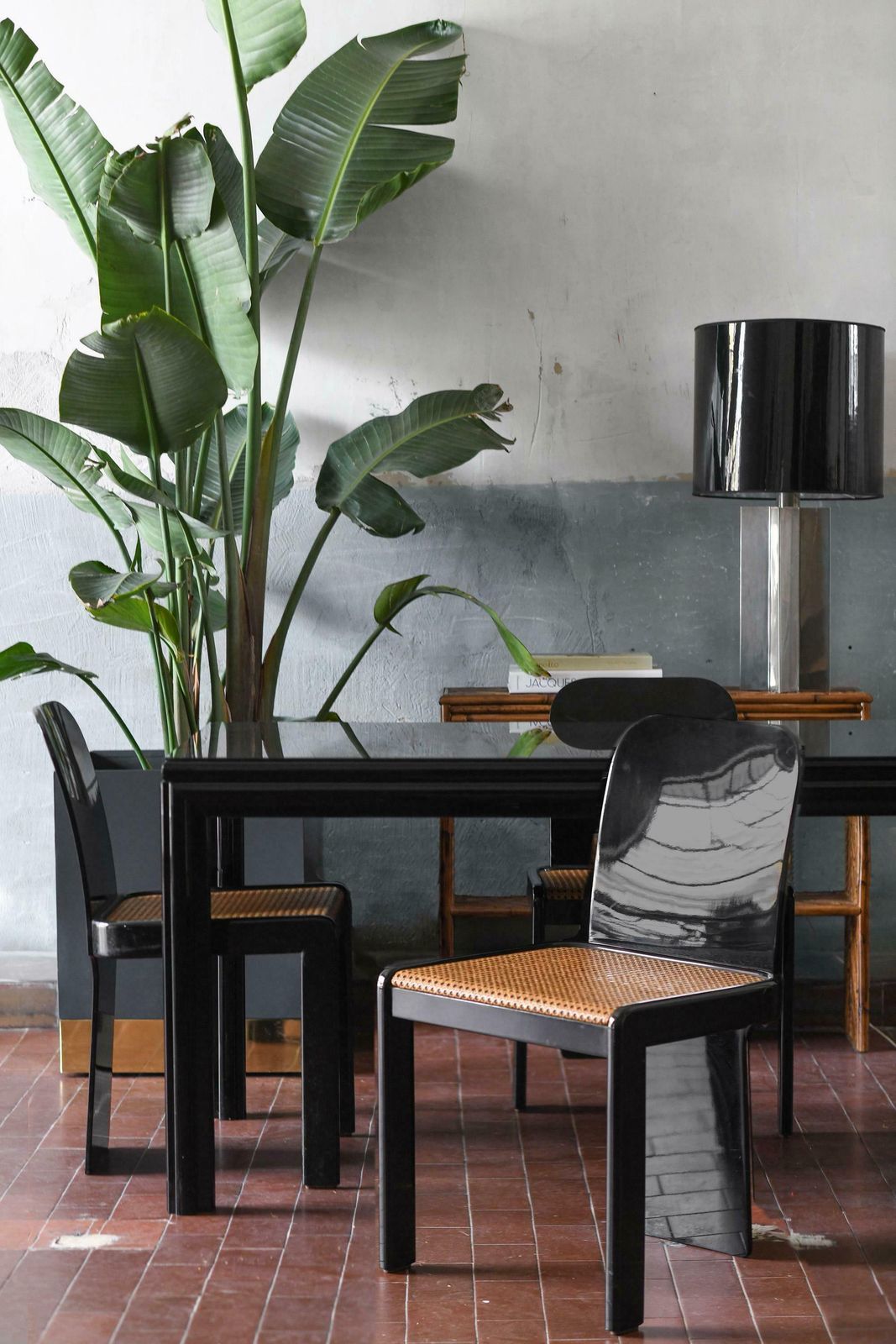 Dining Set: Table + 4 Chairs By Pierluigi Molinari For Pozzi Milano, 1960 photo 5070.0
