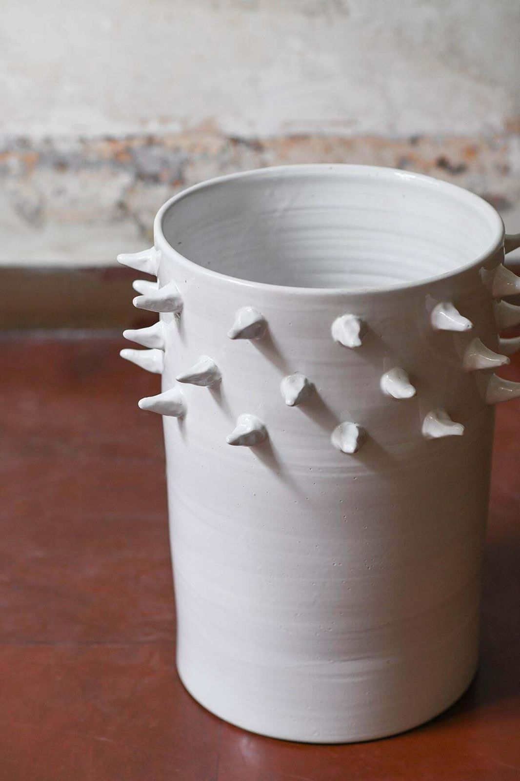 Rare “Spina” Vase In Glazed Ceramic By Umberto Mantineo photo 612.0