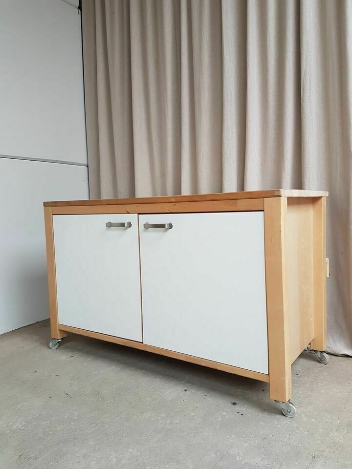 Vtg Mid Century Modernist Style Ikea Varde Sideboard Kitchen Cupboard photo 540.5
