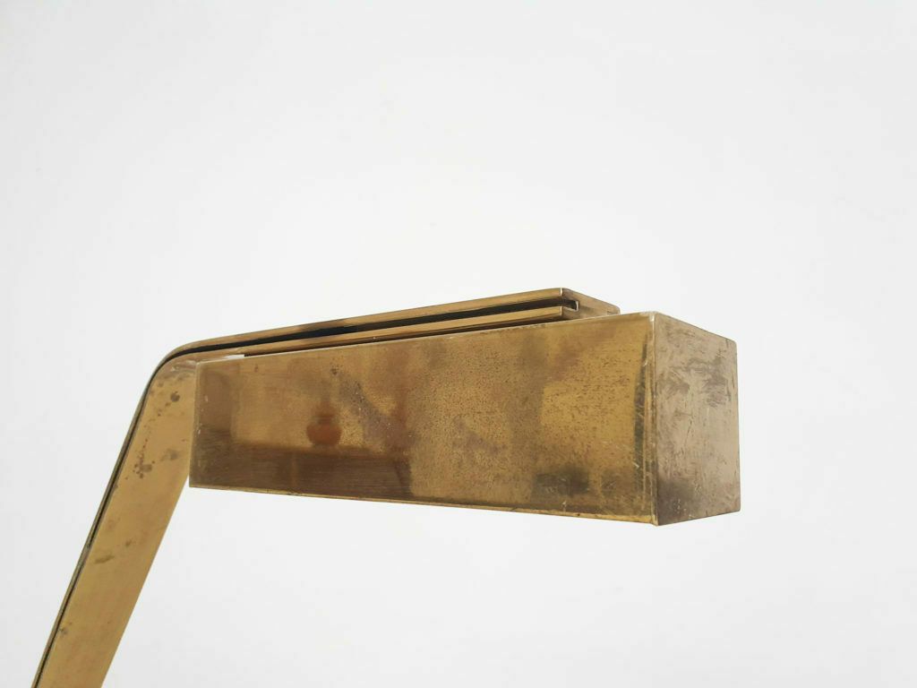 Heavy Brass Design Floor Lamp By Cassella, U.S.A. 1980's photo vintage