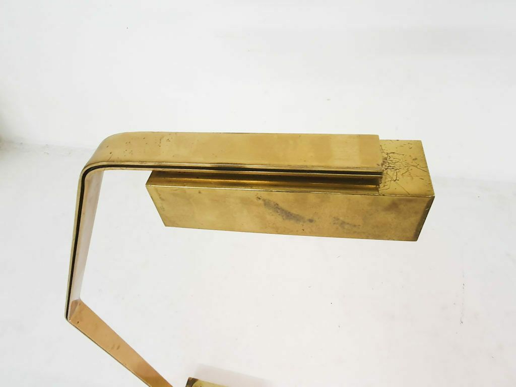 photo for sale Heavy Brass Design Floor Lamp By Cassella, U.S.A. 1980's