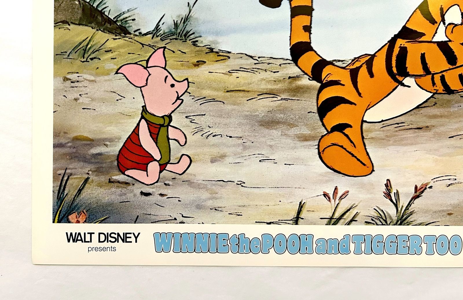 Winnie The Pooh And Tiger Too   Original 1974 Lobby Card photo furniture