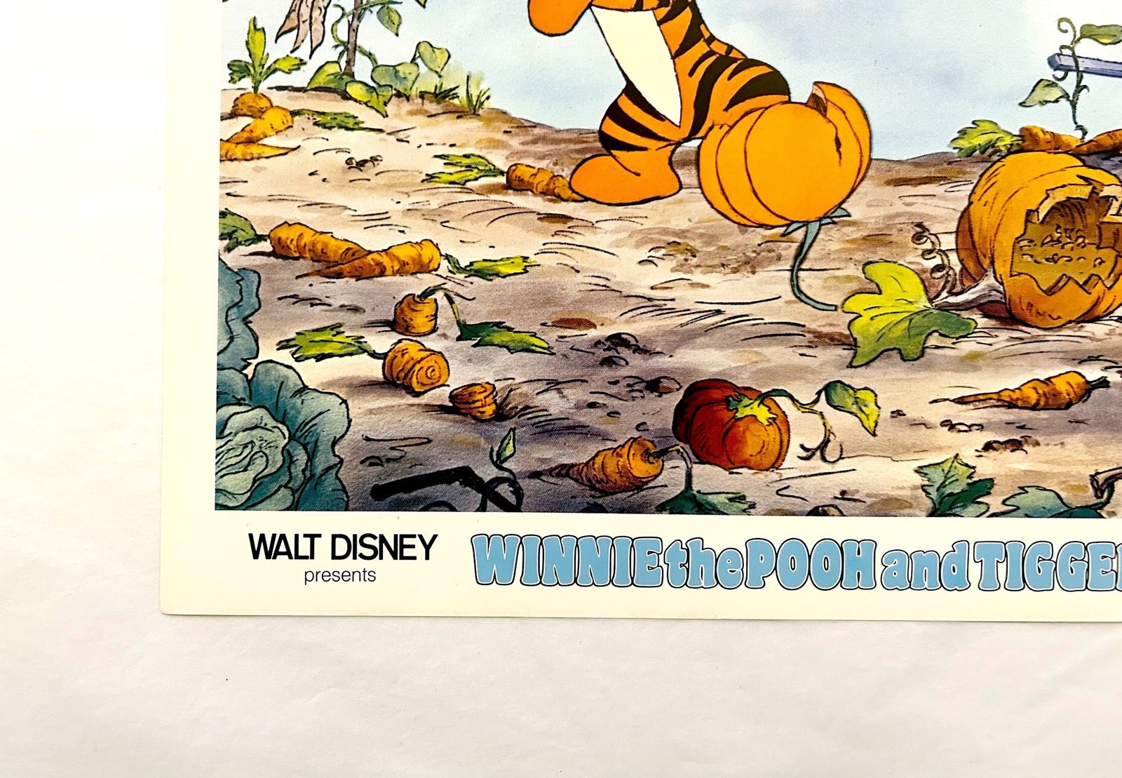 Winnie The Pooh And Tiger Too   Original 1974 Lobby Card photo for sale