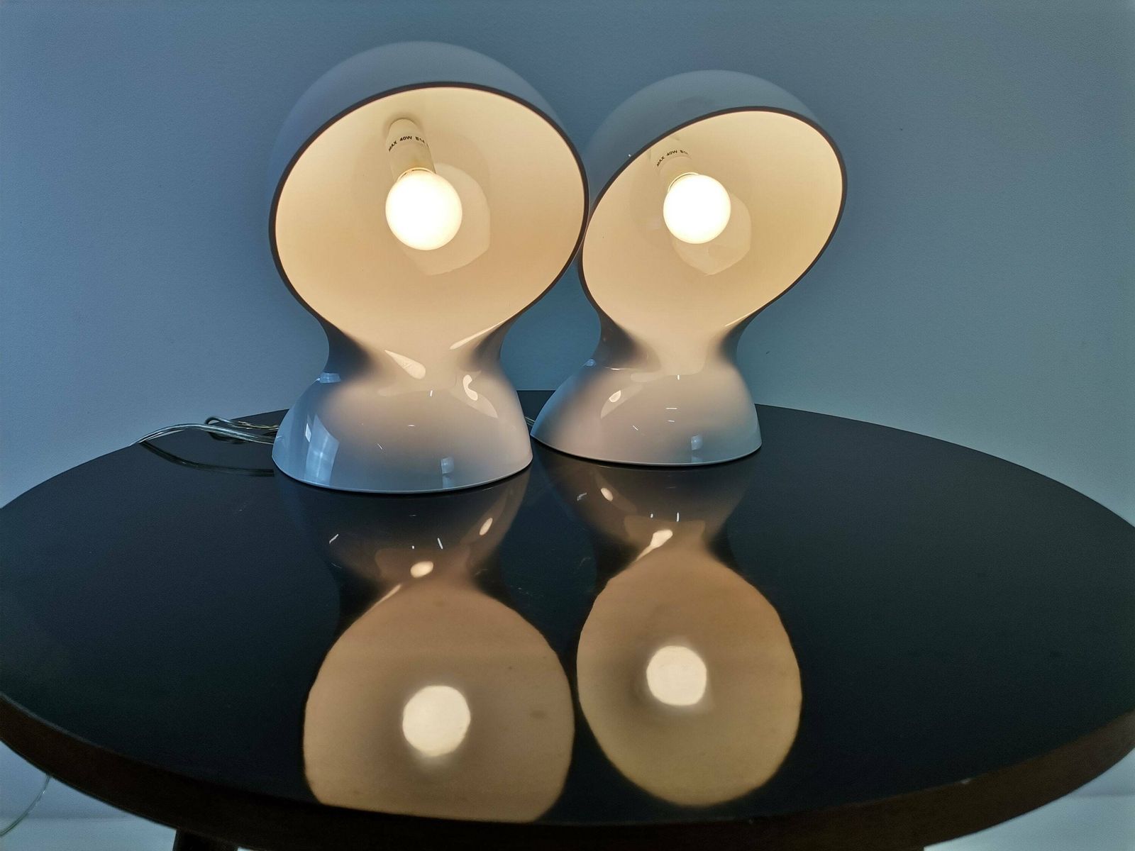 1 Of 2 Dalu Table Lamps By Vico Magistretti For Artemide / Mid Century Modern Light / 70s Italian Design photo buy