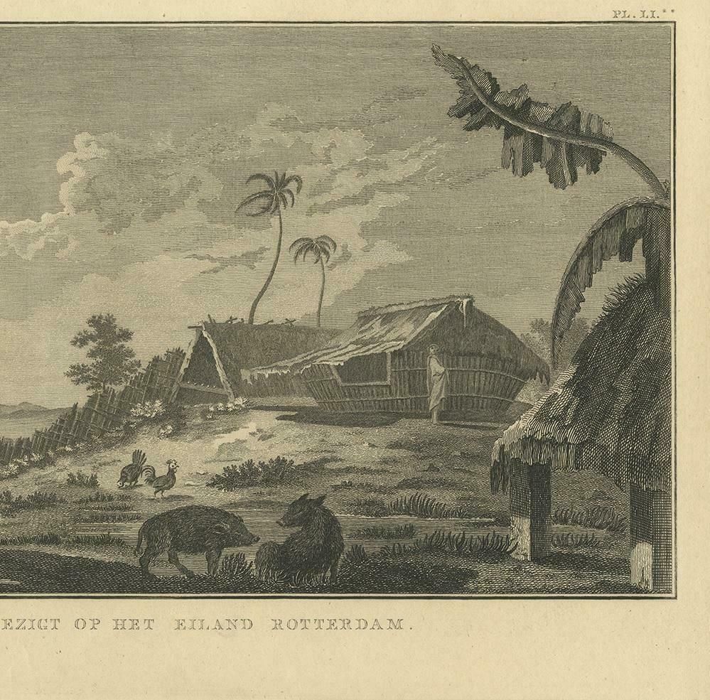 Antique Print Of Rotterdam Island By Klauber, Circa 1810 photo Art