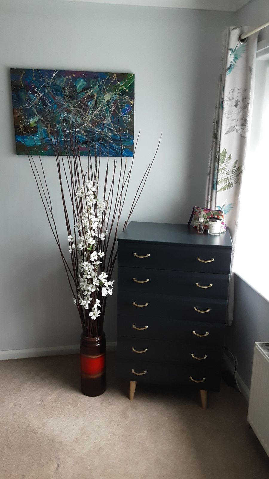 Meredew Tallboy Chest Of Drawers. photo for sale