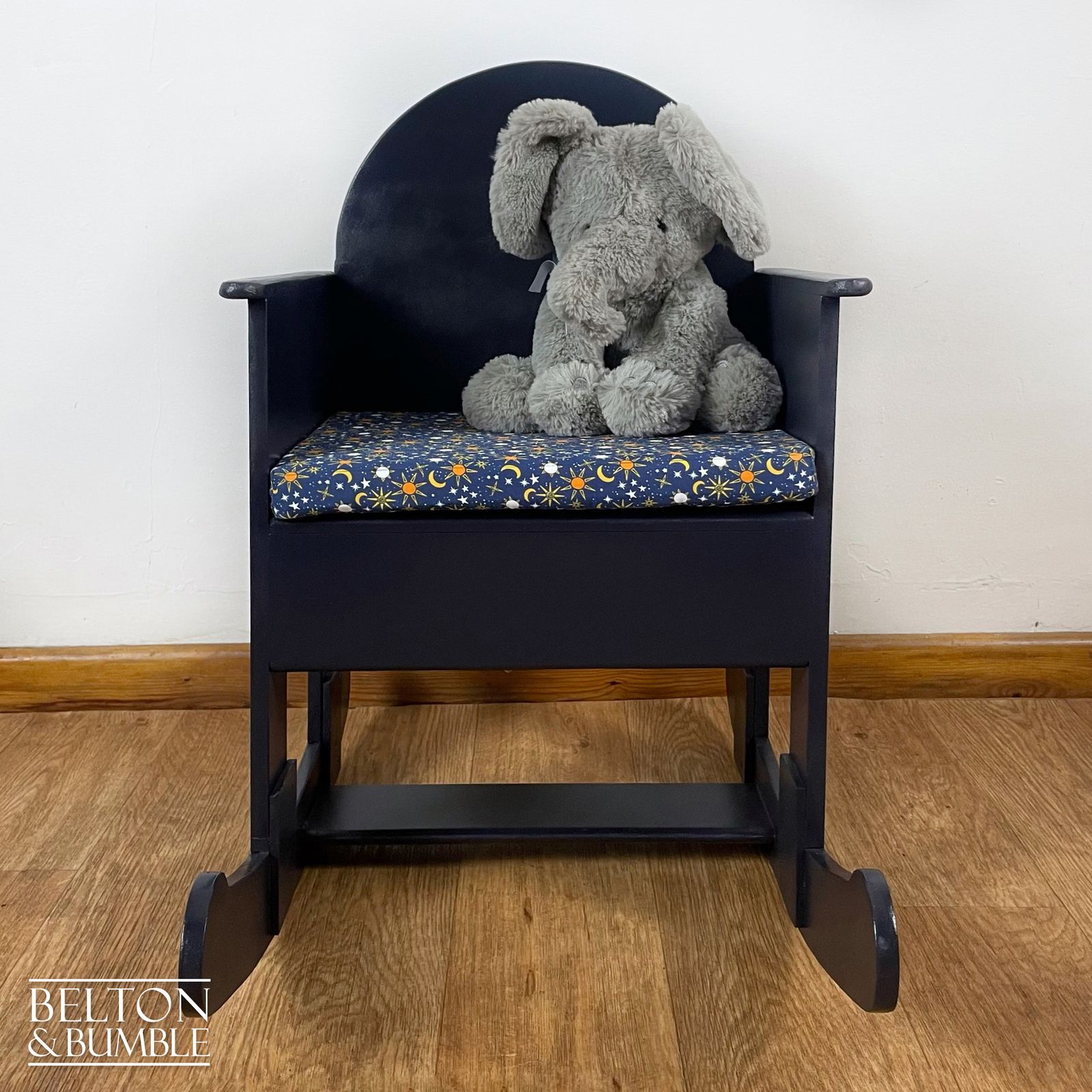Small Child’s Rocking Chair In Navy photo 75.0