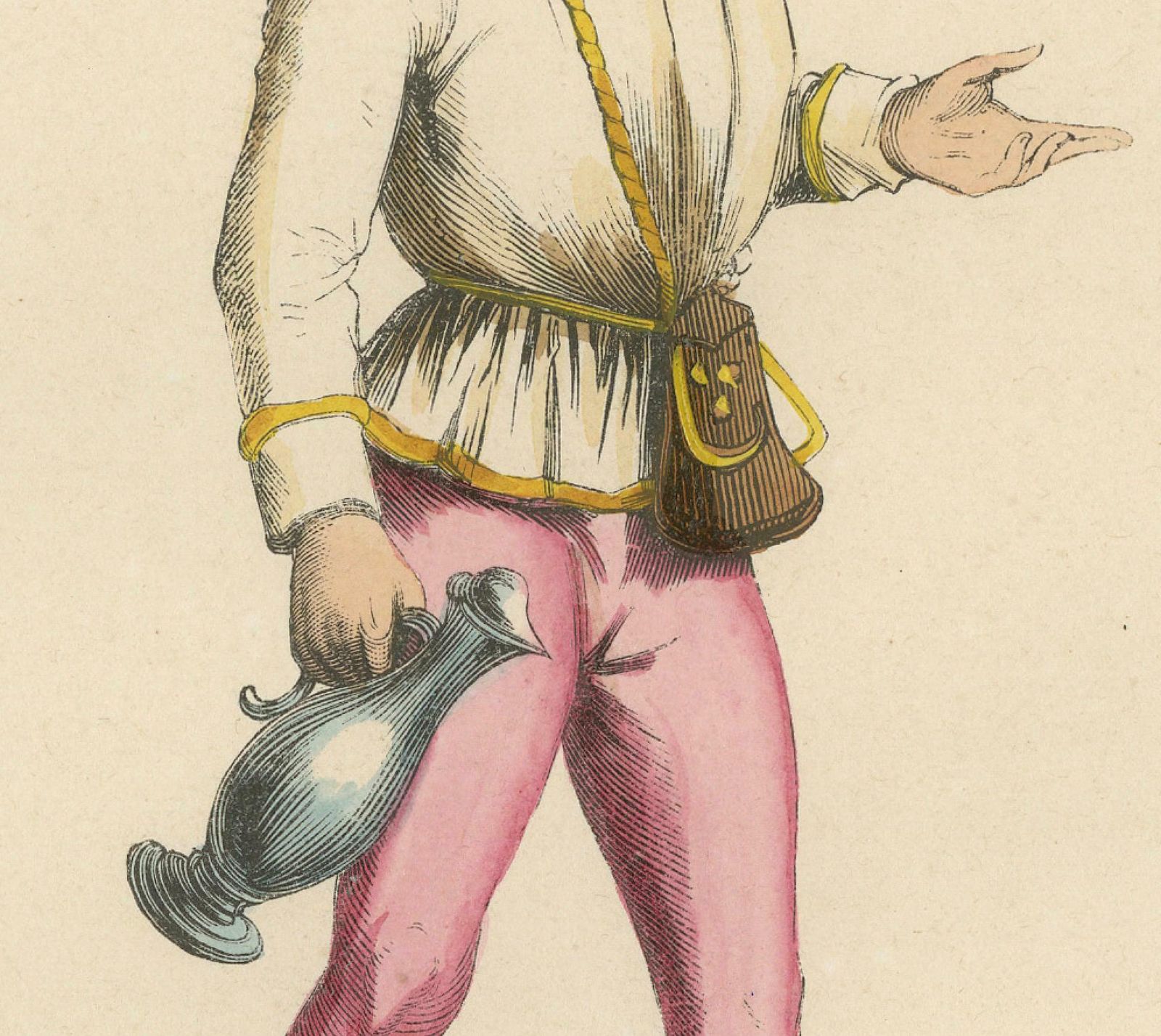 The English Squire: A Portrait Of Service And Style, Original Engraving Of 1847 $143.79 photo Art