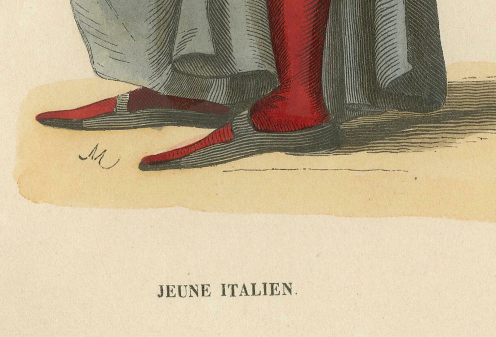 Portrait Of Youth: A Young Italian Of The Middle Ages, 1847 photo furniture