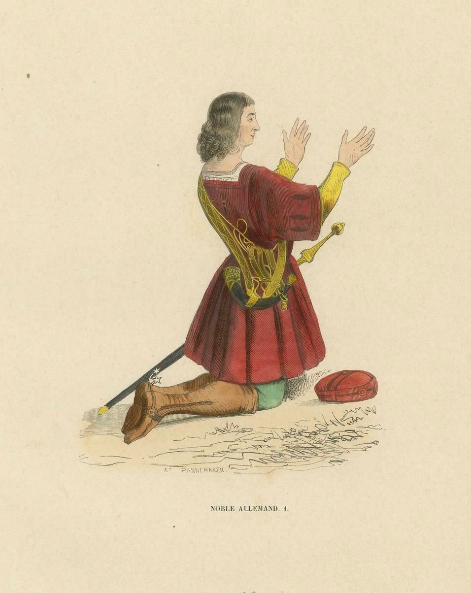 The Noble's Plea: A German Aristocrat In Supplication, 1847 photo 155.0