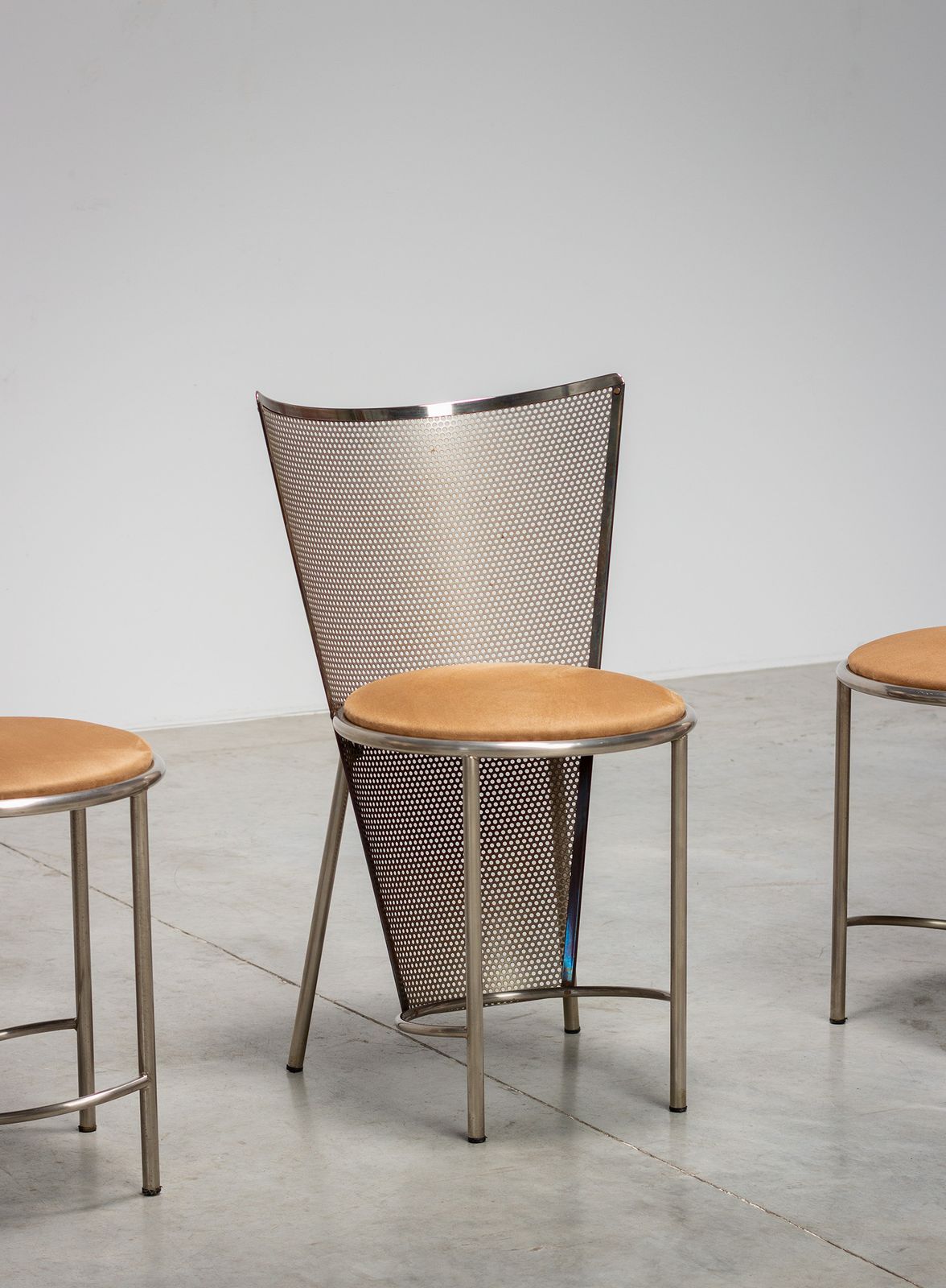 Frans Van Praet Set Of Four Postmodern Sevilla Chairs 1990 photo 2450.0