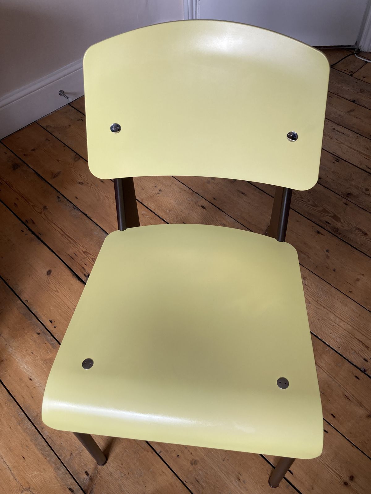 Vitra Jean Prouve Standard Chair   Yellow photo for sale