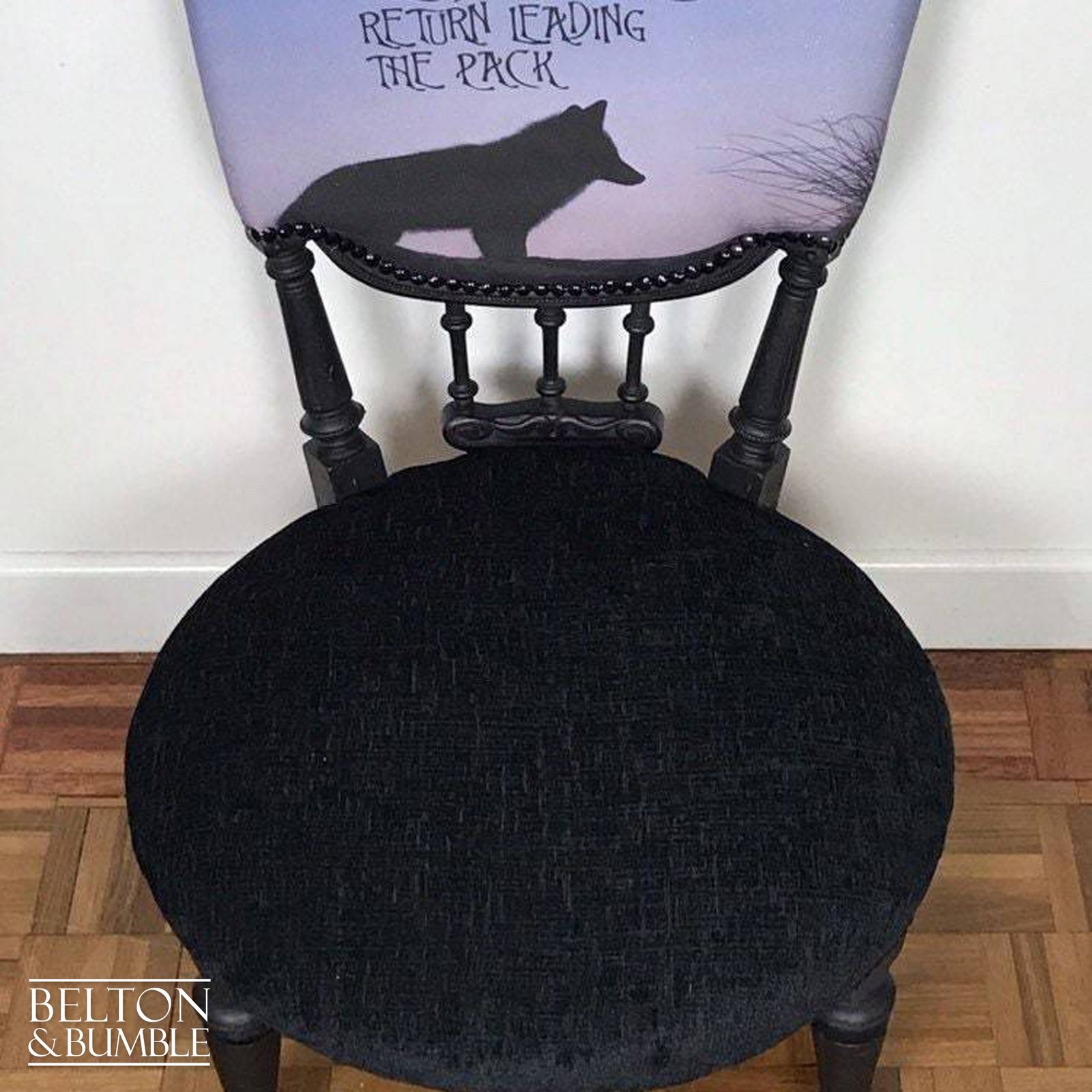 Black Antique Nursing Chair photo vinterior