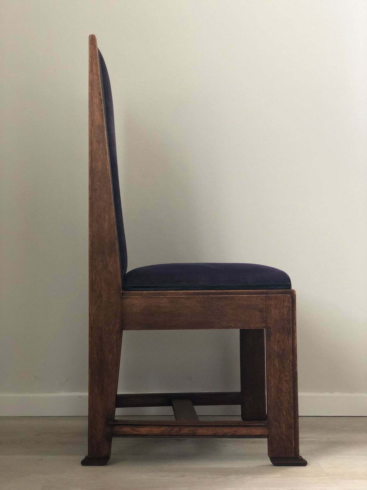 Pair Of 4 Art Deco Haagse School Dining Chair Frits Spanjaard 1930s photo 1350.0