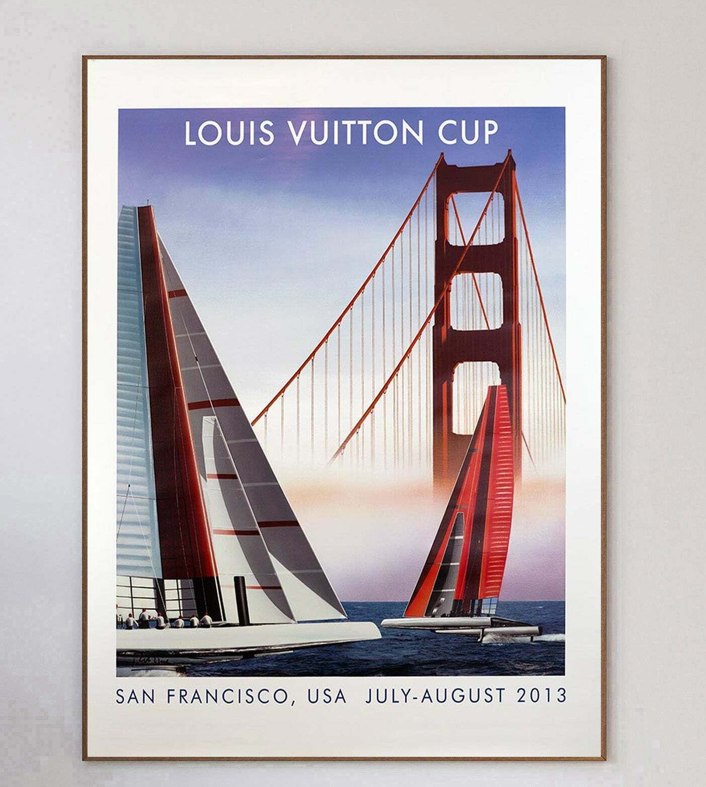 Louis Vuitton Cup San Francisco 2013   Razzia Original Vintage Poster photo 700.0