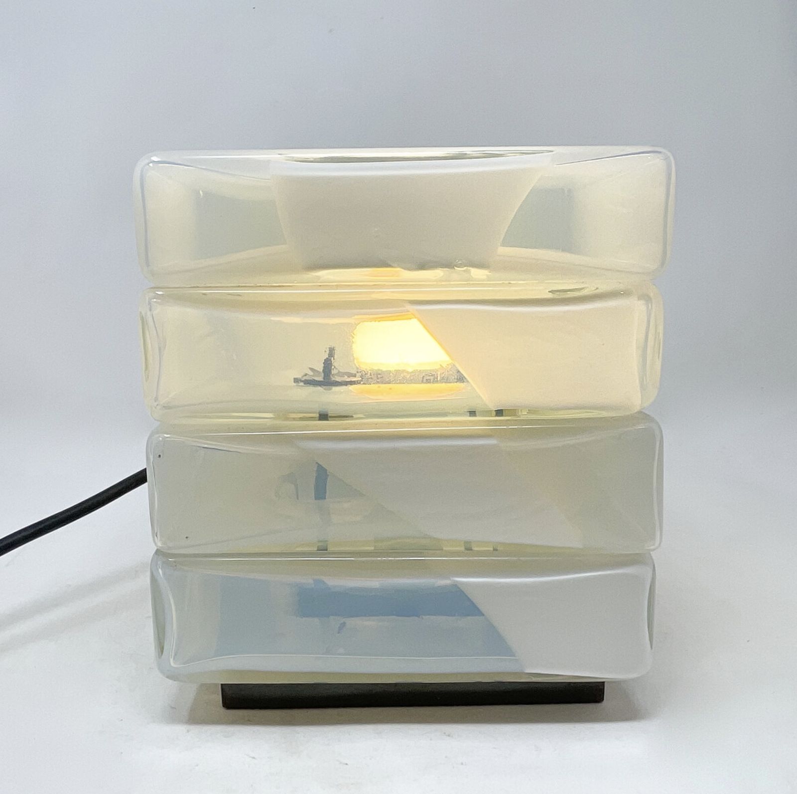 Mid Century Table Lamp In Murano Glass By Carlo Nason, Italy, 1960s photo Lighting