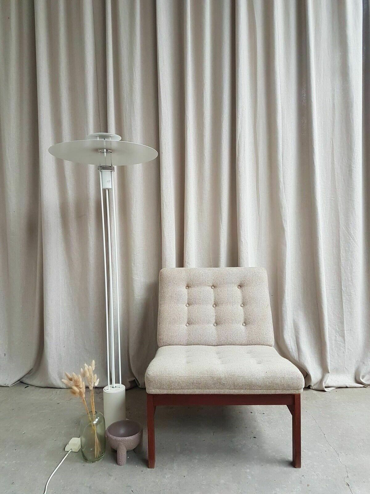 Vtg Late Mid Century Benny Frandsen Modernist Floor Lamp Danish Scandi #423 photo furniture