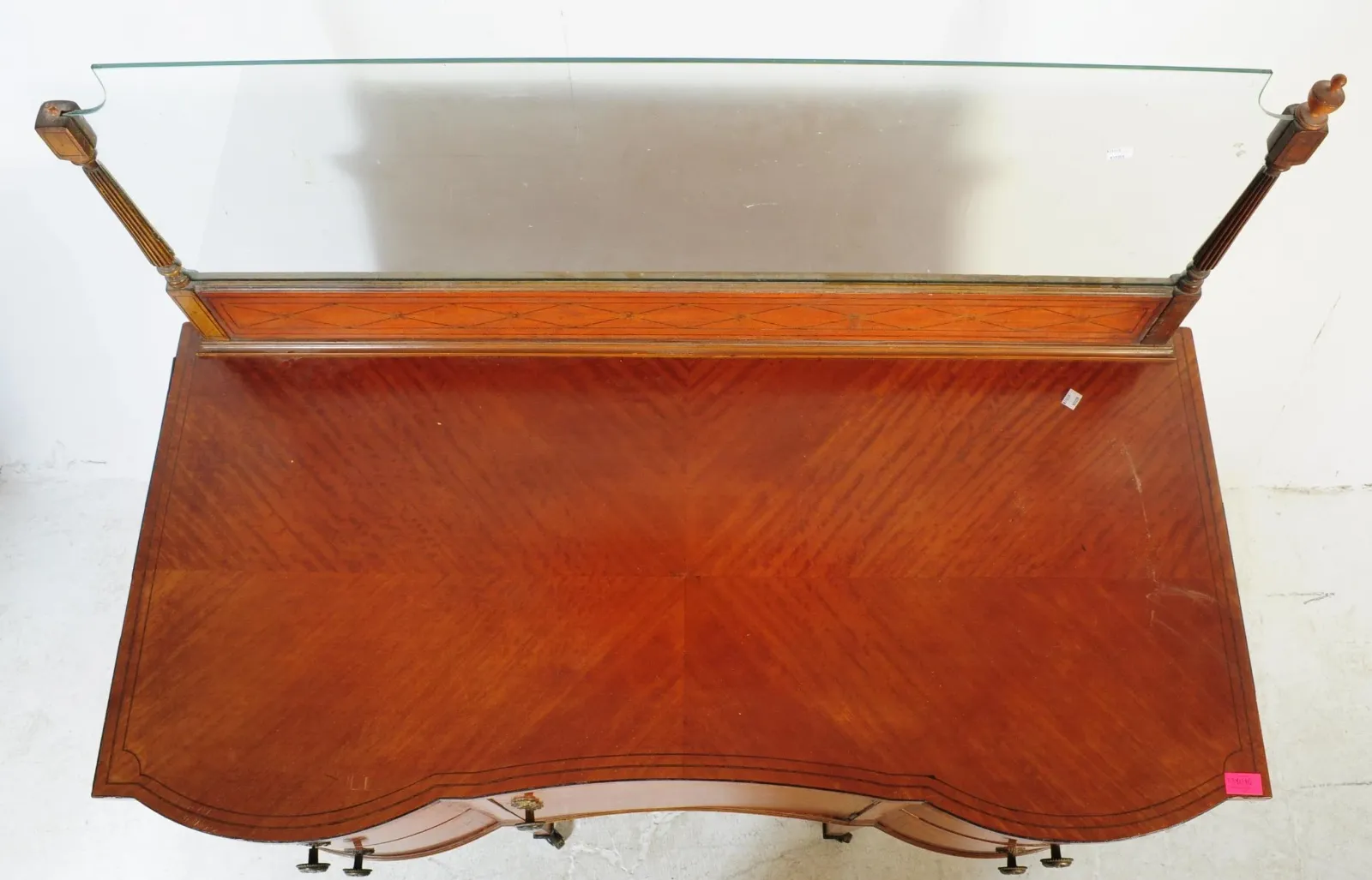 Edwardian Mahogany Satinwood Sideboard photo furniture