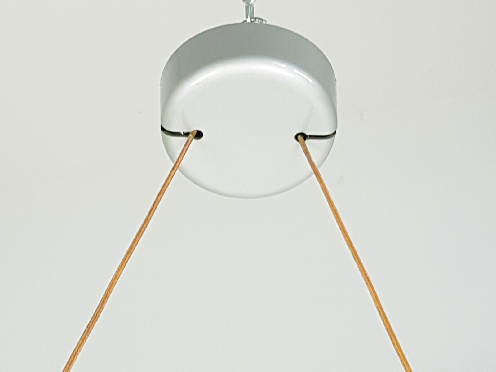photo vinterior Prodotti Silver Metal & Sandblasted Glass Cyclos Pendant Lamp By Michele De Lucchi For Artemide, 1985