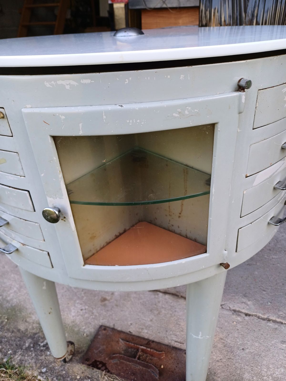 Girator Dentist Furniture From The 1950s photo for sale