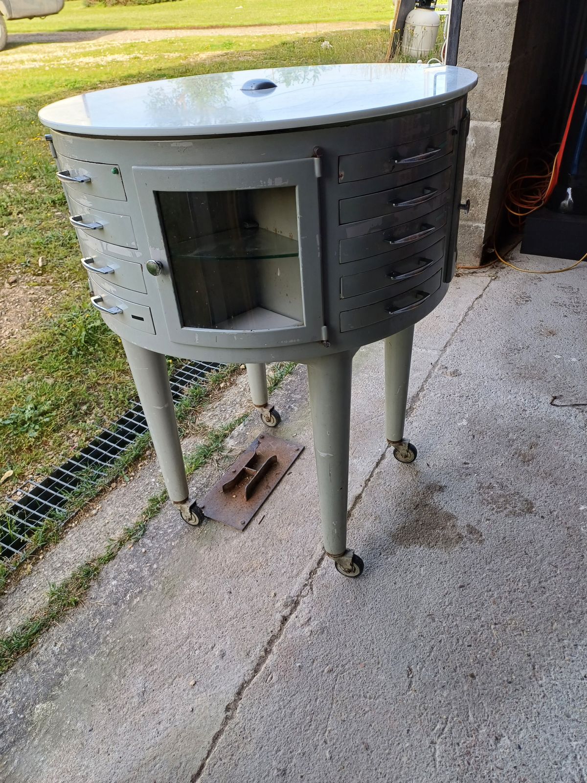 1262.0 Girator Dentist Furniture From The 1950s photo