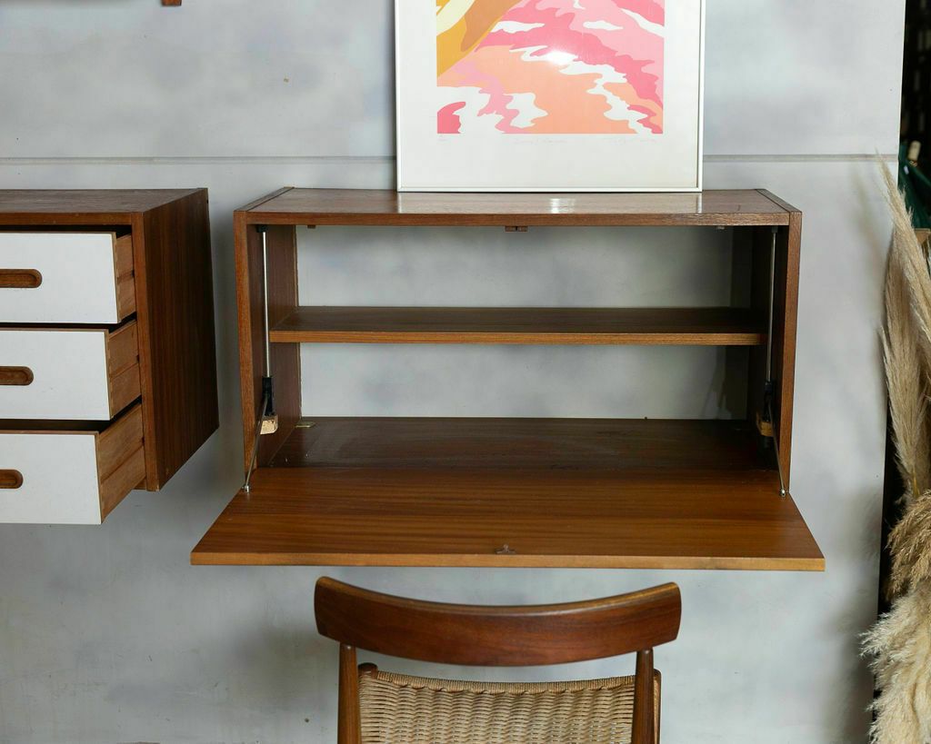 Poul Cadovius Style Danish Royal Wall System Teak Mid Century photo for sale