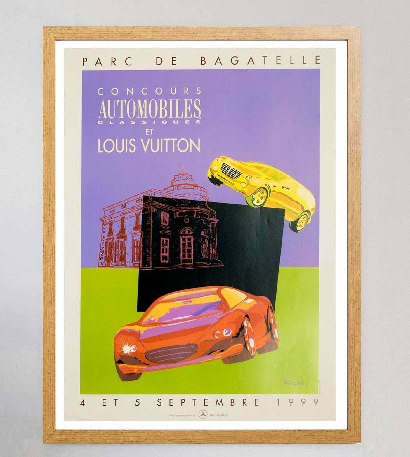 Louis Vuitton Bagatelle 1999   Razzia Original Vintage Poster photo Art