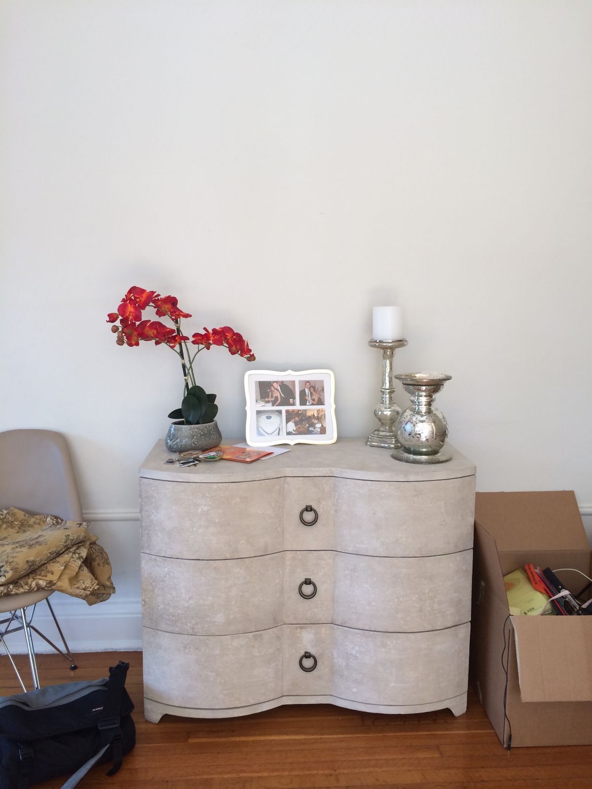 Luxury Vintage Mr Brown Chest In Putty Finish
