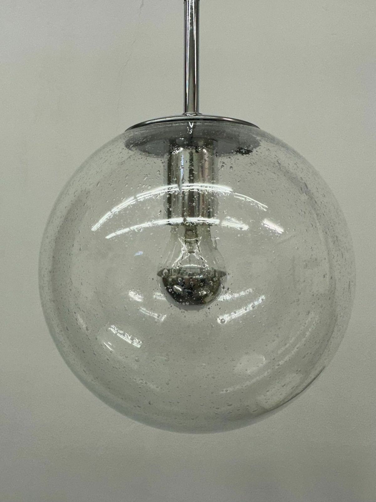 Glashütte Limburg Hanglamp, Jaren 1970 photo Verlichting