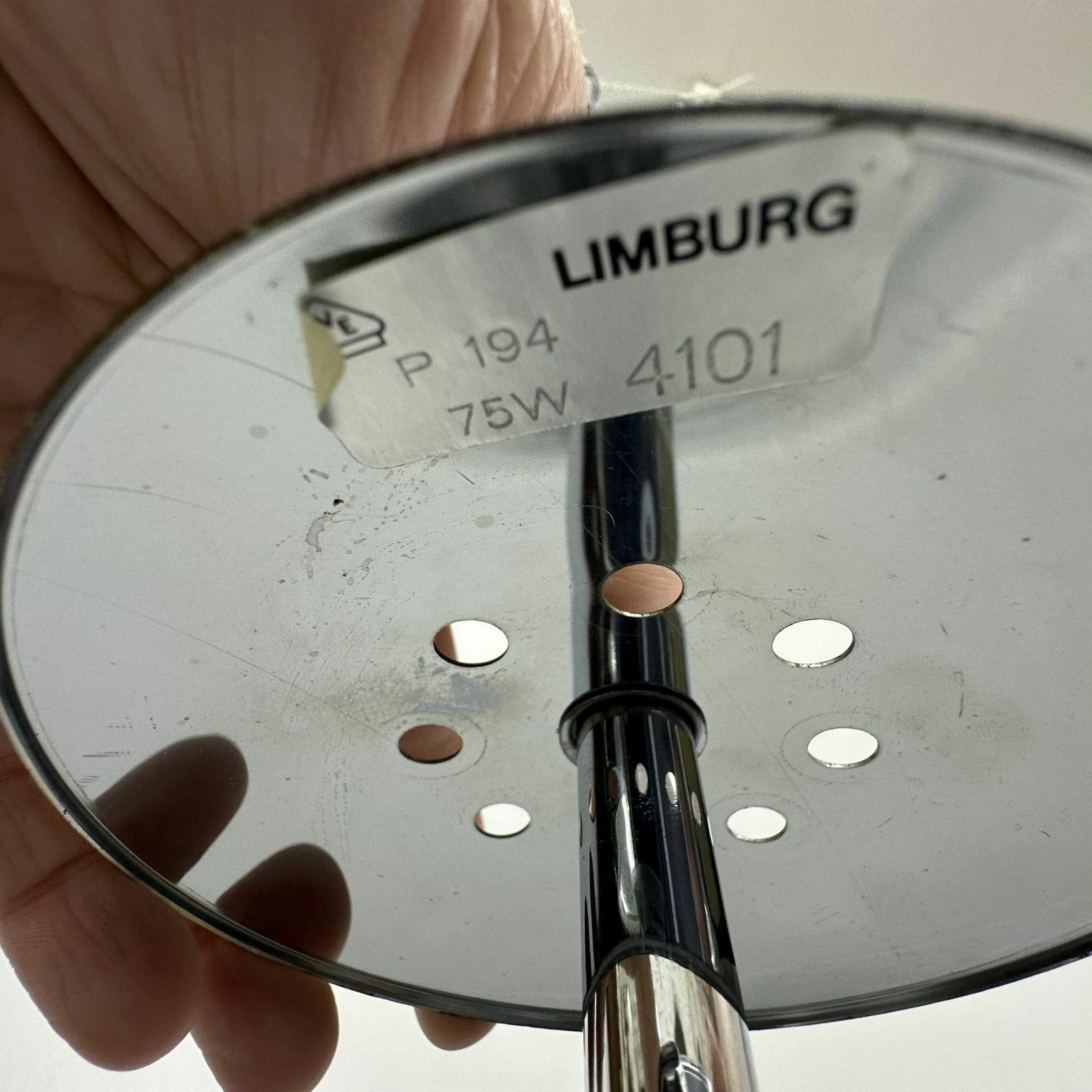 photo vinterior Glashütte Limburg Hanglamp, Jaren 1970
