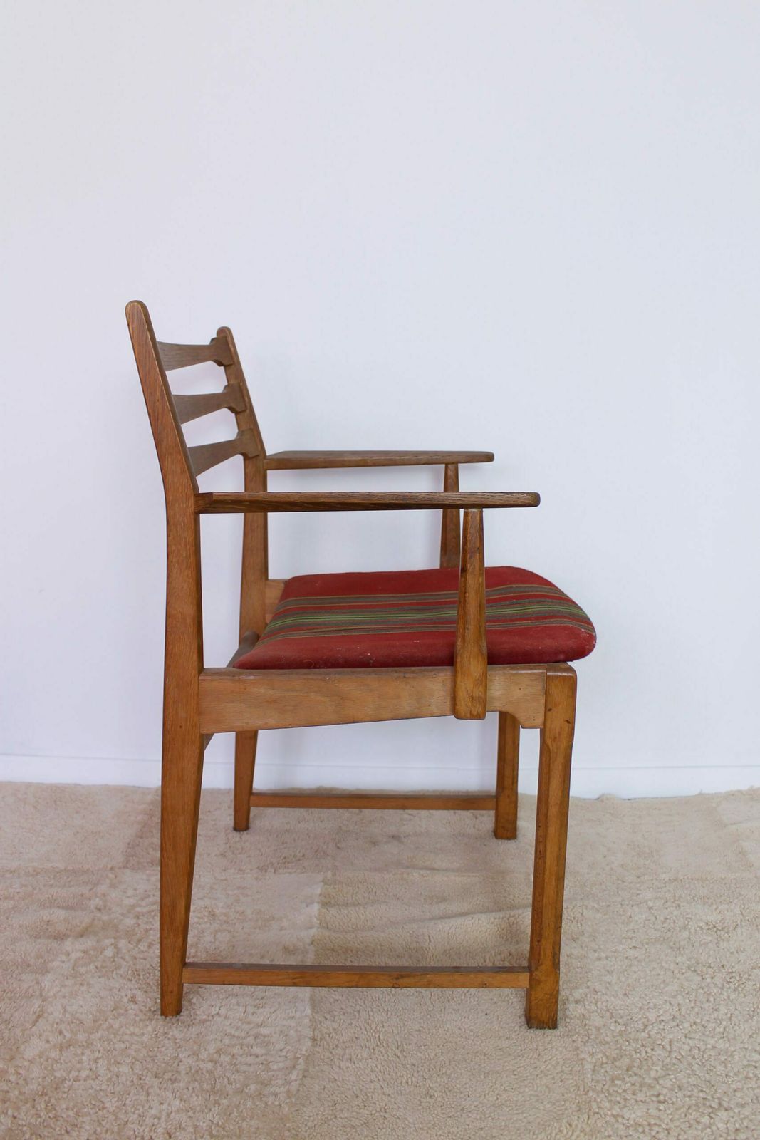 Vestervig Eriksen, Rare, Stamped Chair With Armrests. photo buy
