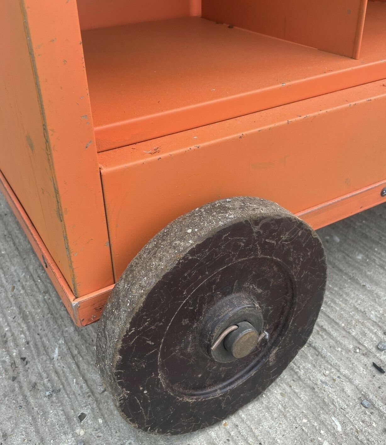 1960s Factory Pigeon Holes On Wheels photo Furniture