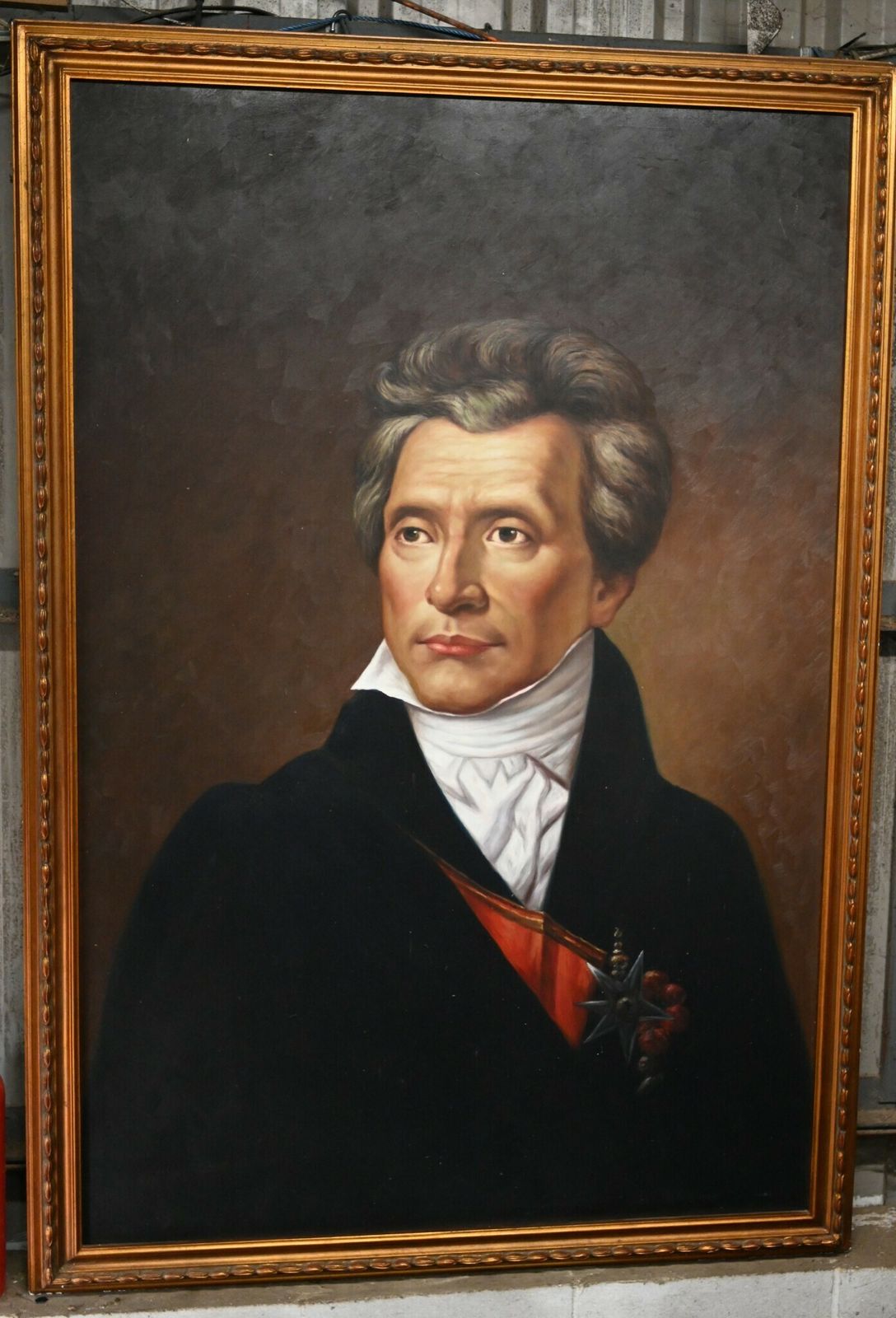 Oil Painting Lord Byron Portrait Romantic Poet photo furniture