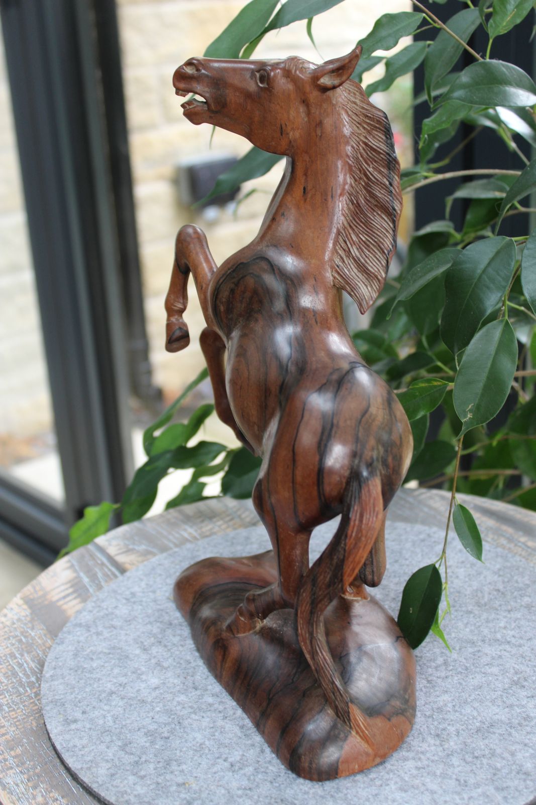 Beautiful Carved Horse, Late 20th Century photo Art