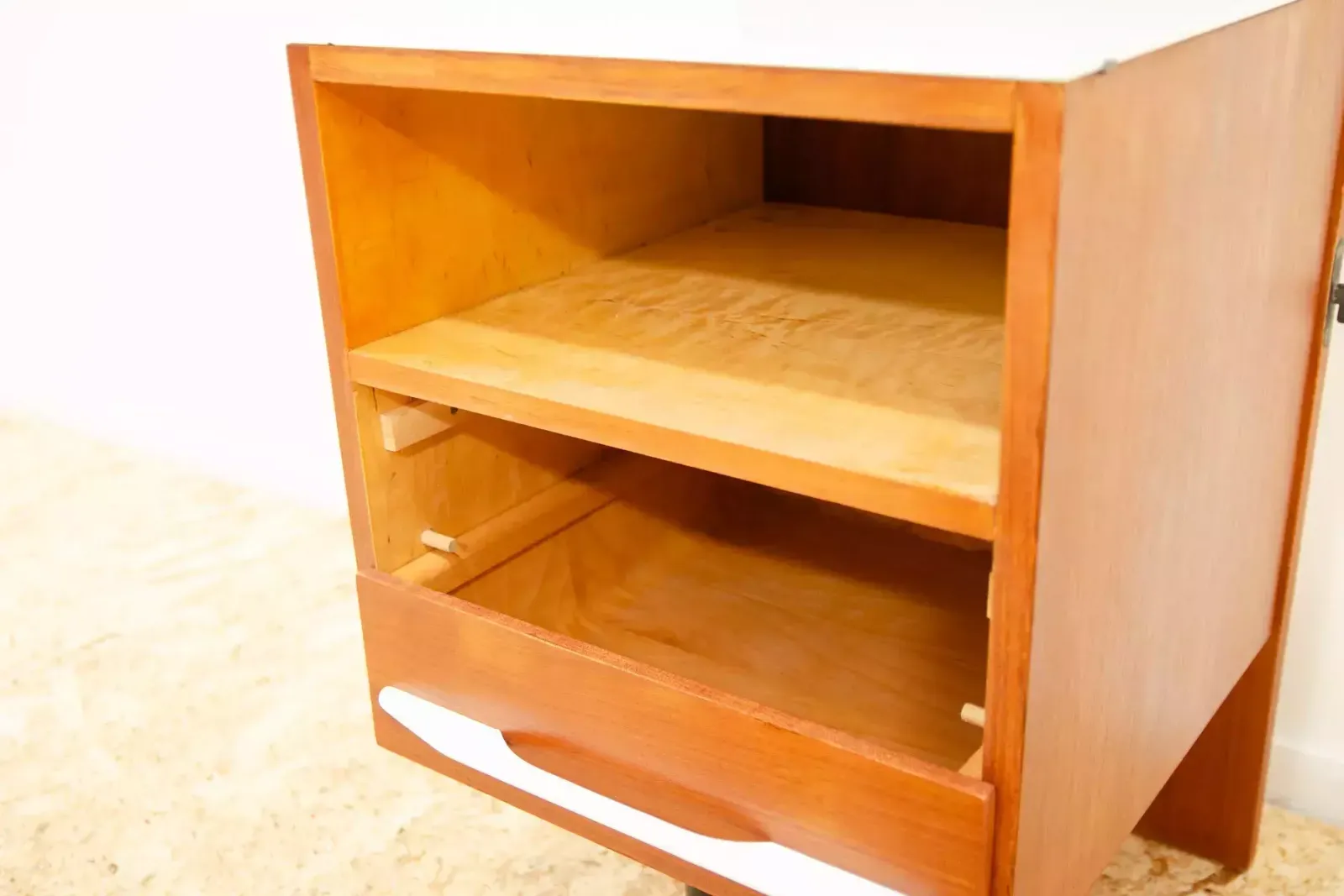Furniture Fully Renovated Midcentury Nightstand By Mojmír Požár, 1960´S, Czechoslovakia photo